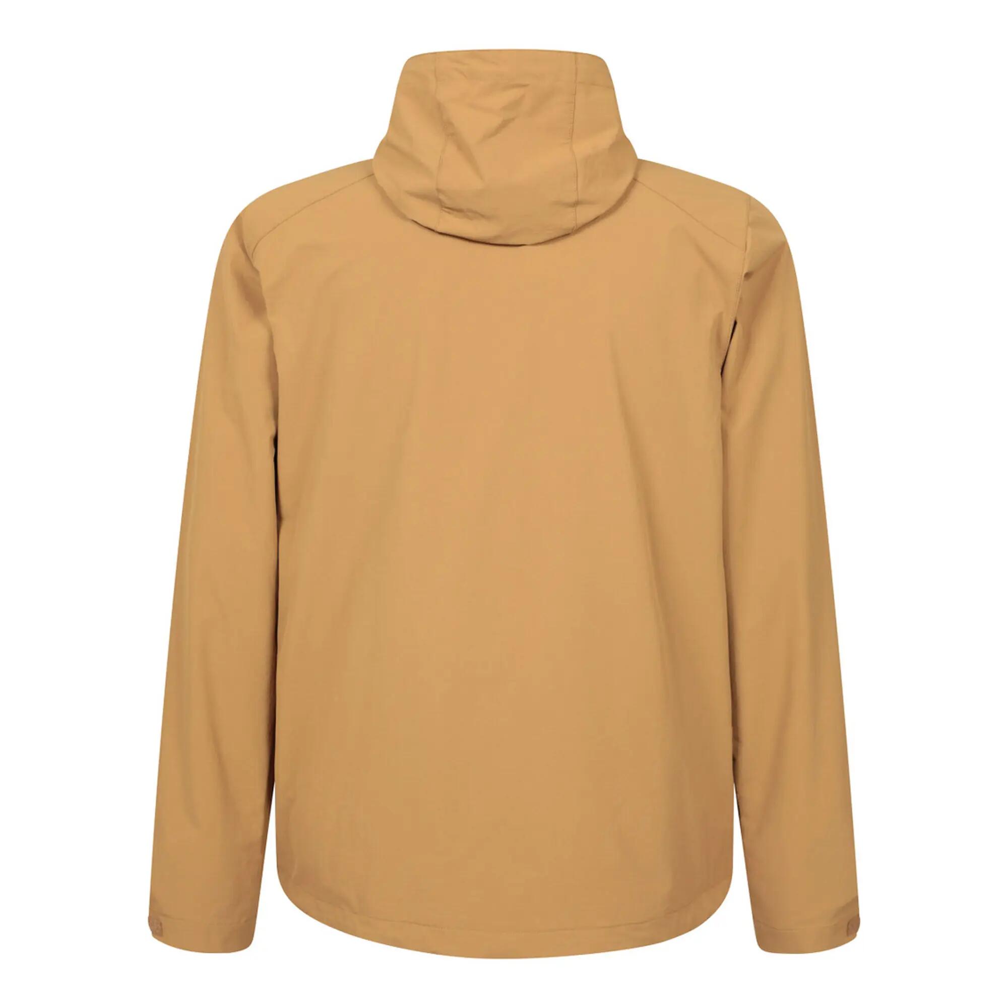 Mens Retreat Packable Soft Shell Jacket (Tan) 2/3