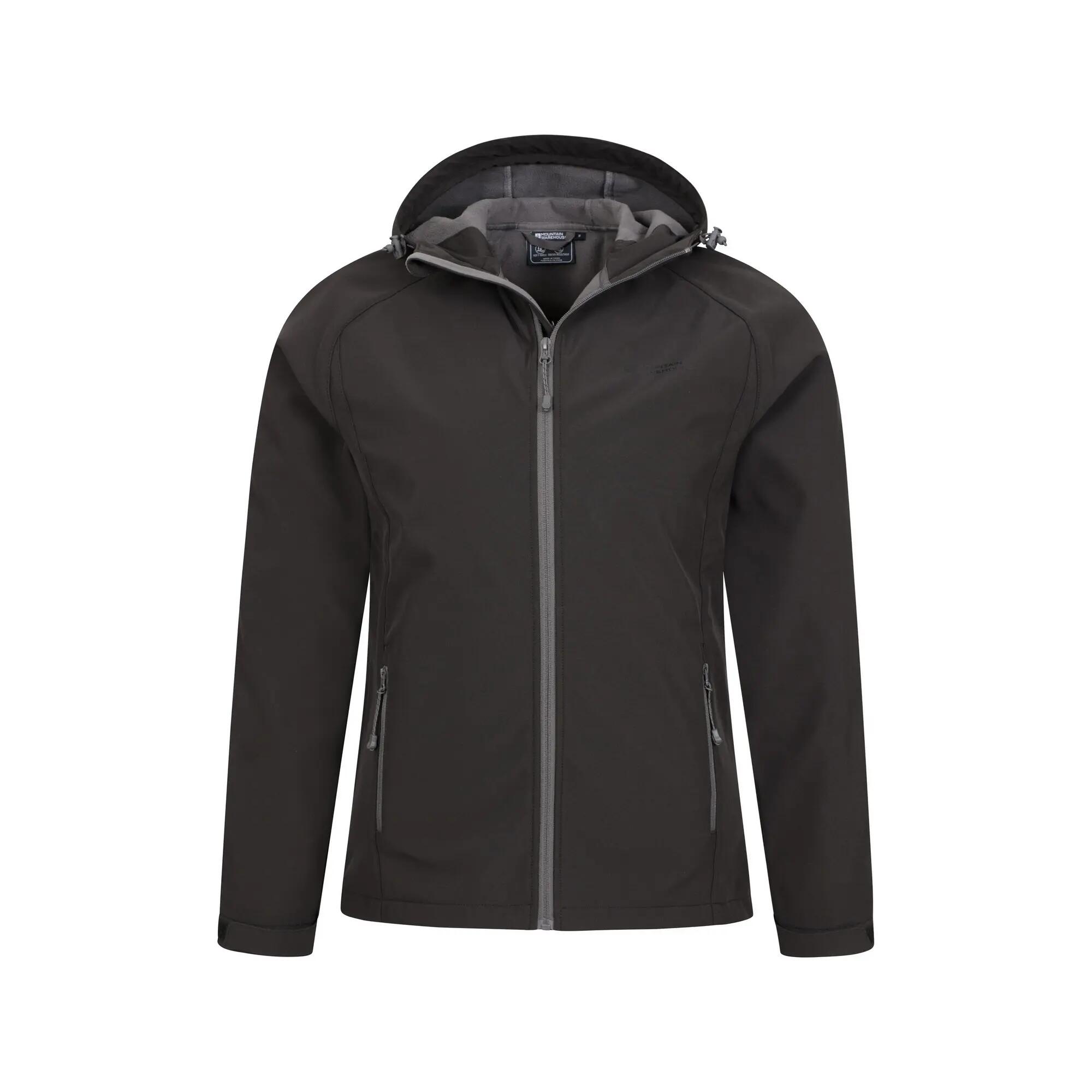 Mens Exodus Waterproof Soft Shell Jacket (Black) 5/5