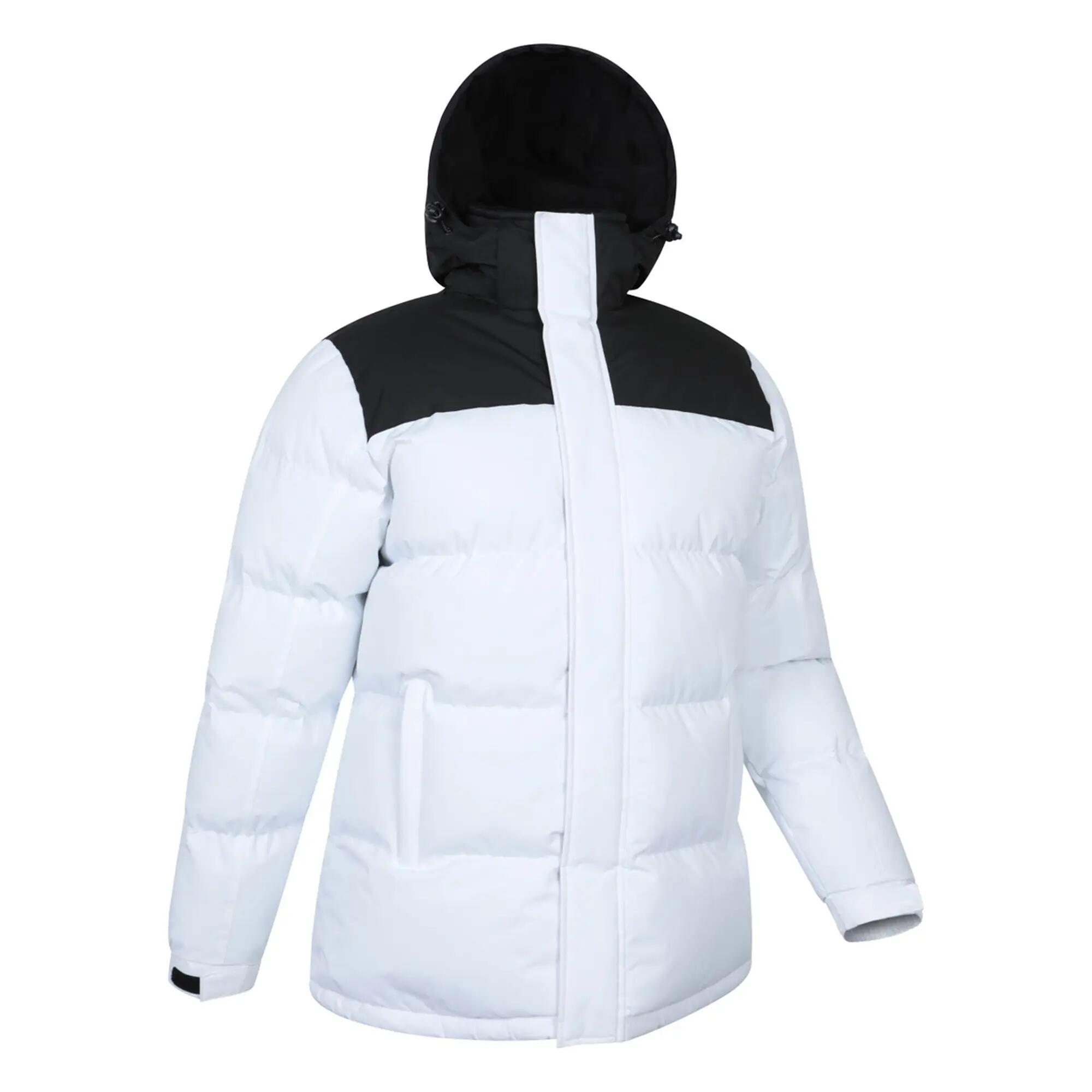 "Snow" Steppjacke für Herren Schwarz/Weiß 4/4