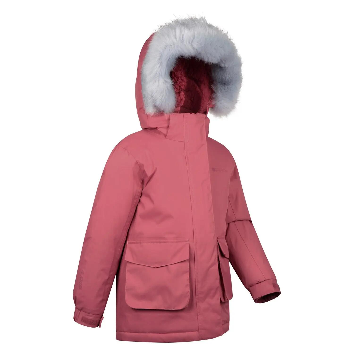 Giacca Logo Impermeabile Bambini Mountain Warehouse Ranger Rosa 5/5