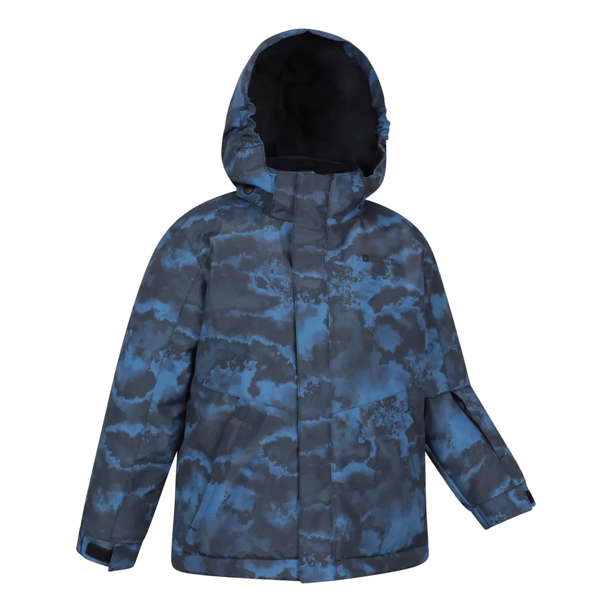 Blouson De Ski BERG Enfant (Bleu Foncé) 4/4