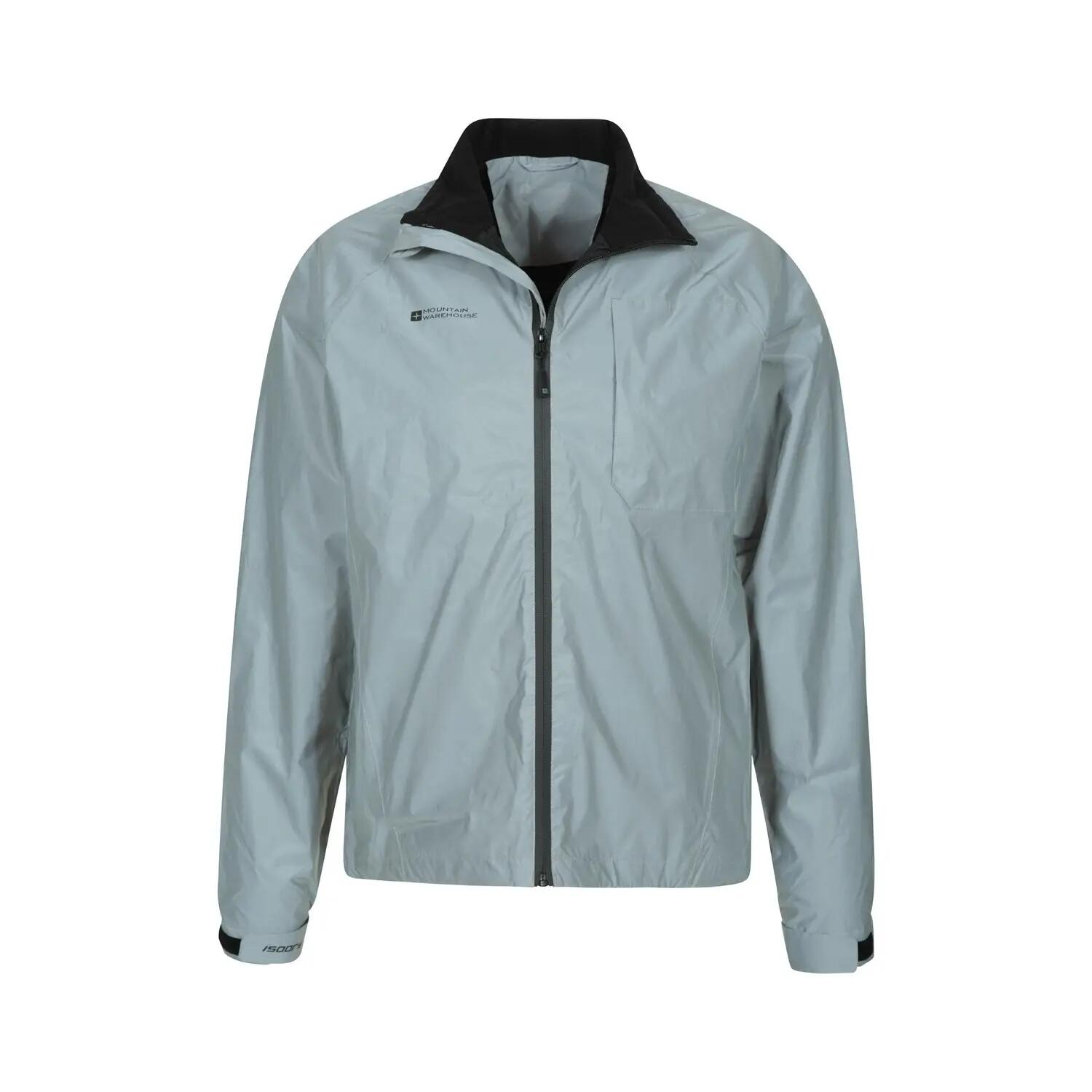 Mens Adrenaline II Waterproof Jacket (Silver) 5/5