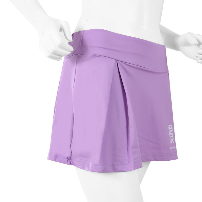 falda de mujer de danza fitness tennis lila