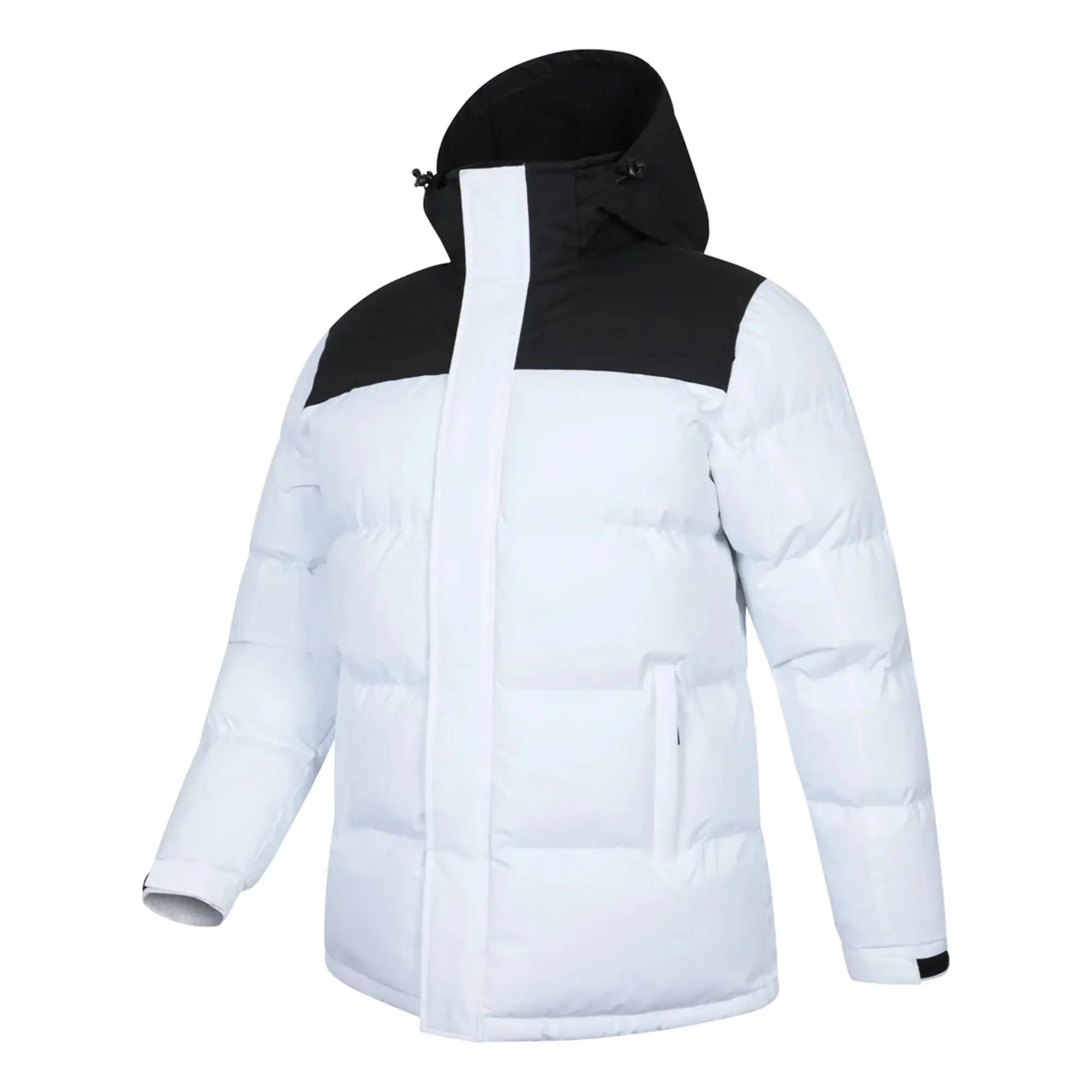 "Snow" Steppjacke für Herren Schwarz/Weiß 3/4