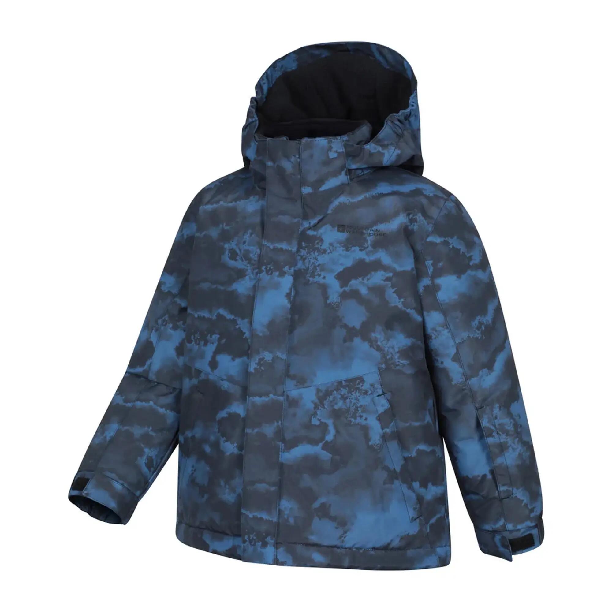 Blouson De Ski BERG Enfant (Bleu Foncé) 3/4