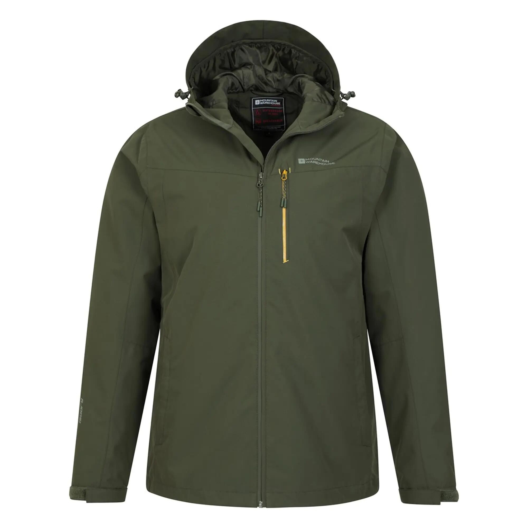 Giacca Impermeabile Uomo Mountain Warehouse Brisk Extreme Verde 5/6