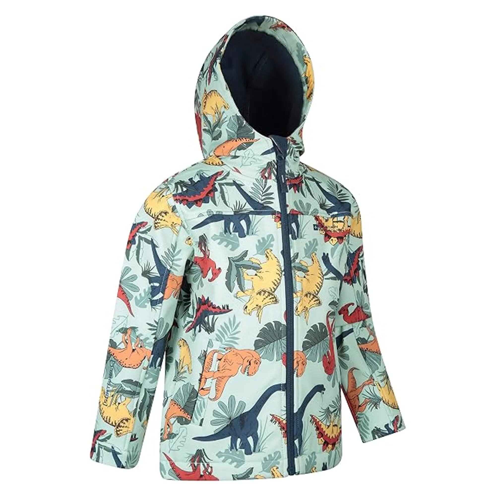 Childrens/Kids Exodus II Animal Print Water Resistant Soft Shell Jacket 4/4