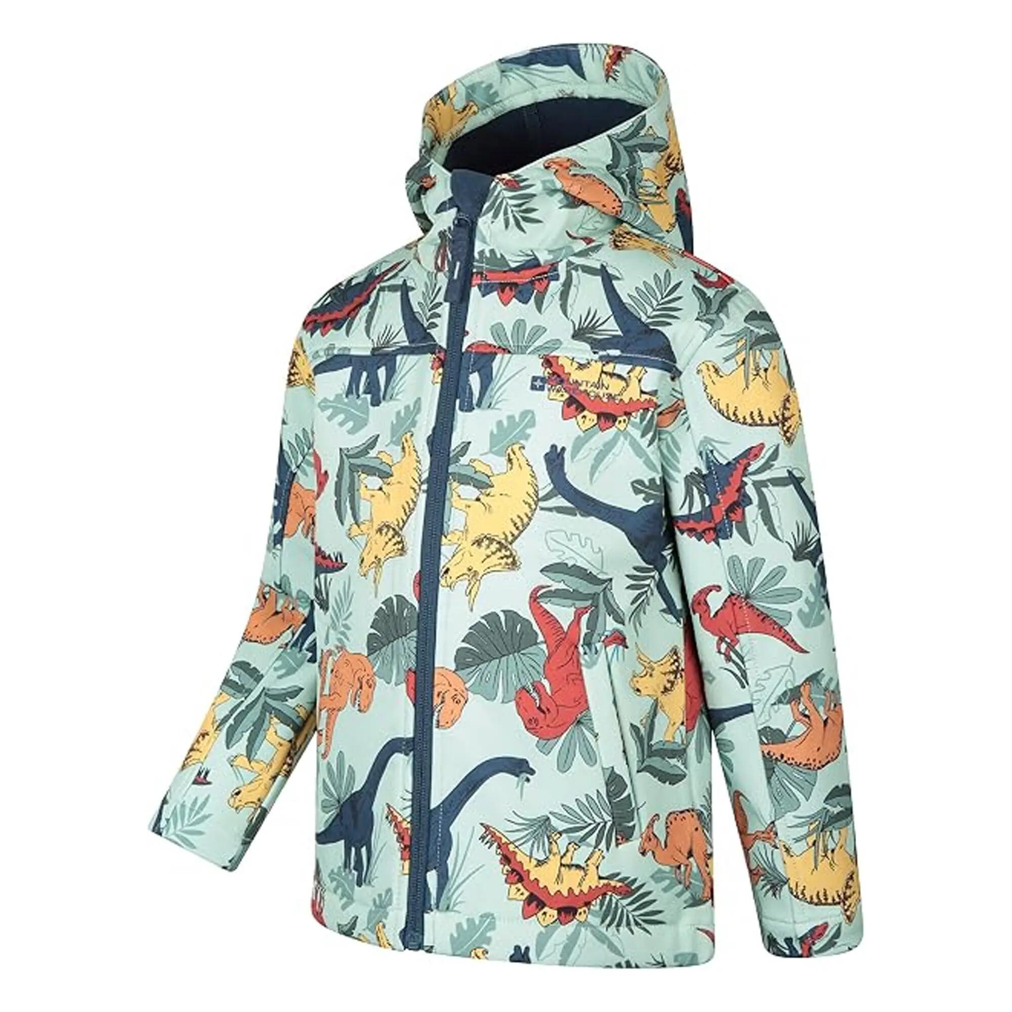Childrens/Kids Exodus II Animal Print Water Resistant Soft Shell Jacket 3/4