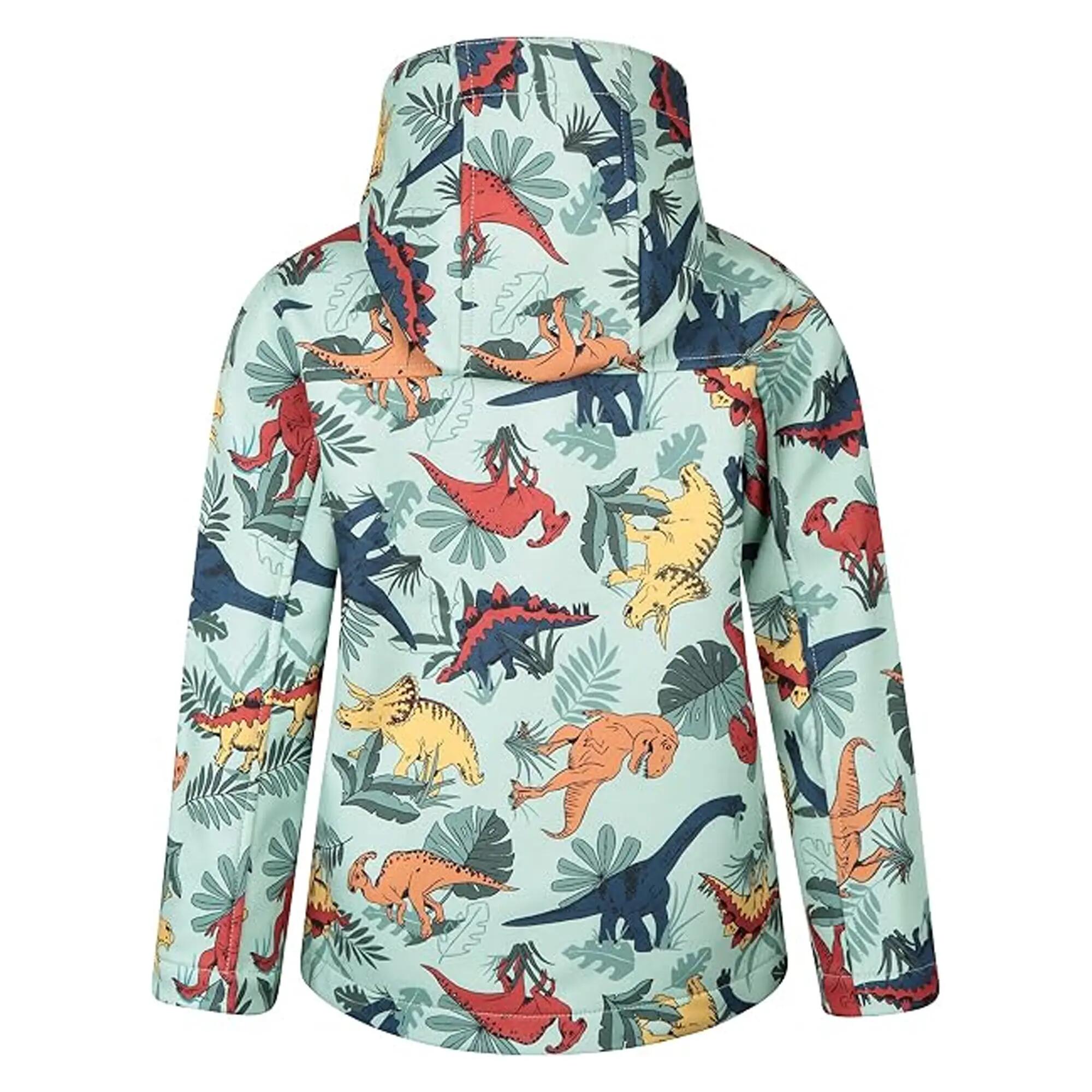 Childrens/Kids Exodus II Animal Print Water Resistant Soft Shell Jacket 2/4