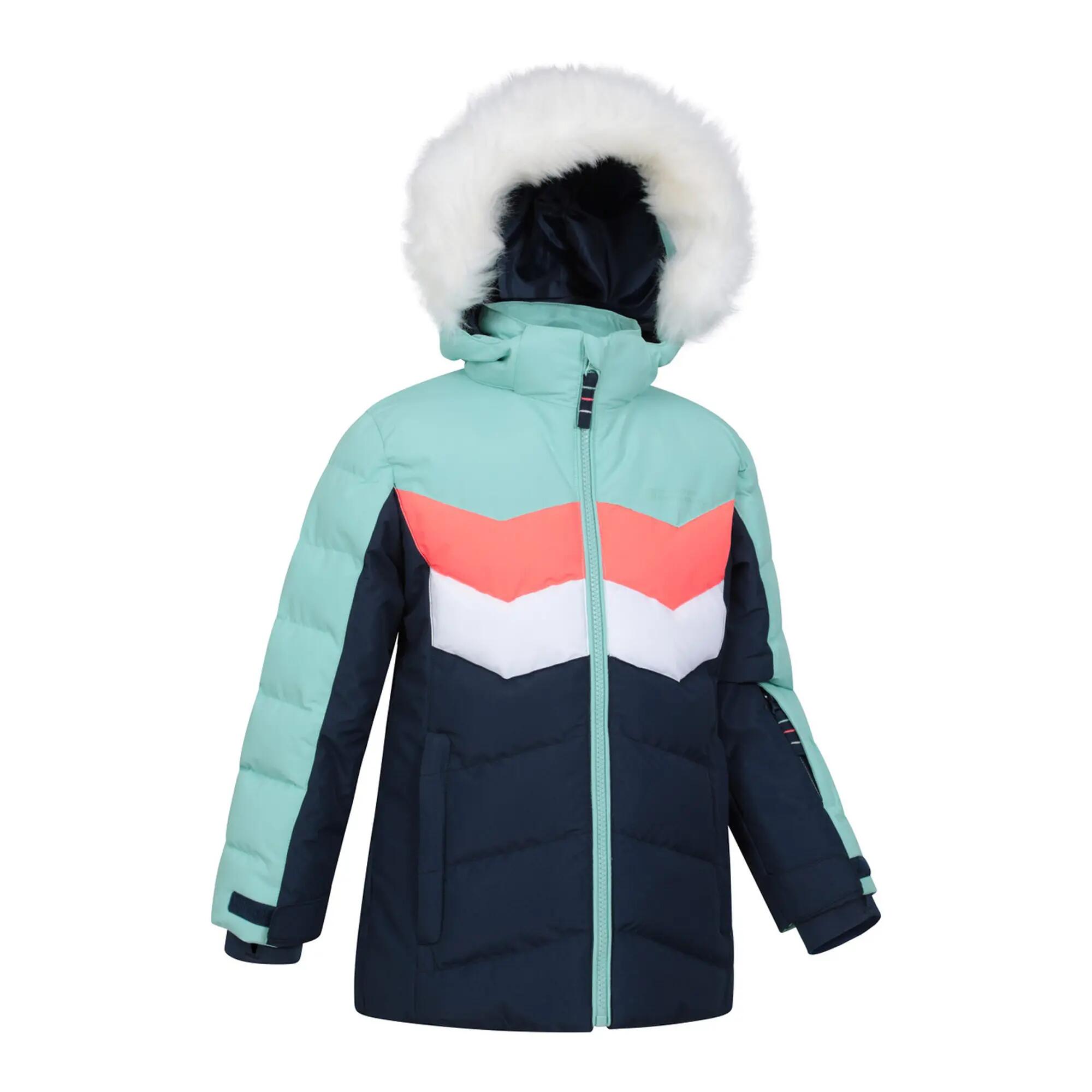 Blouson De Ski ARCTIC Enfant (Bleu Sarcelle Clair) 4/4