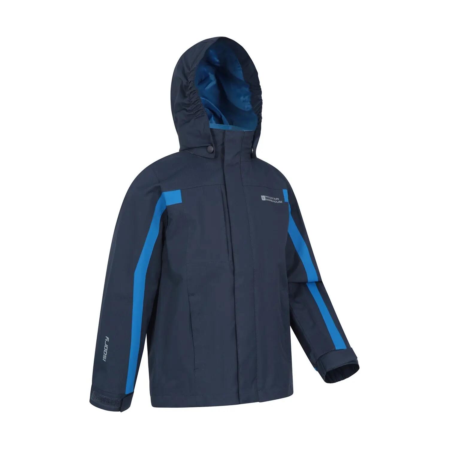 Childrens/Kids Samson II Waterproof Jacket (Navy) 5/5