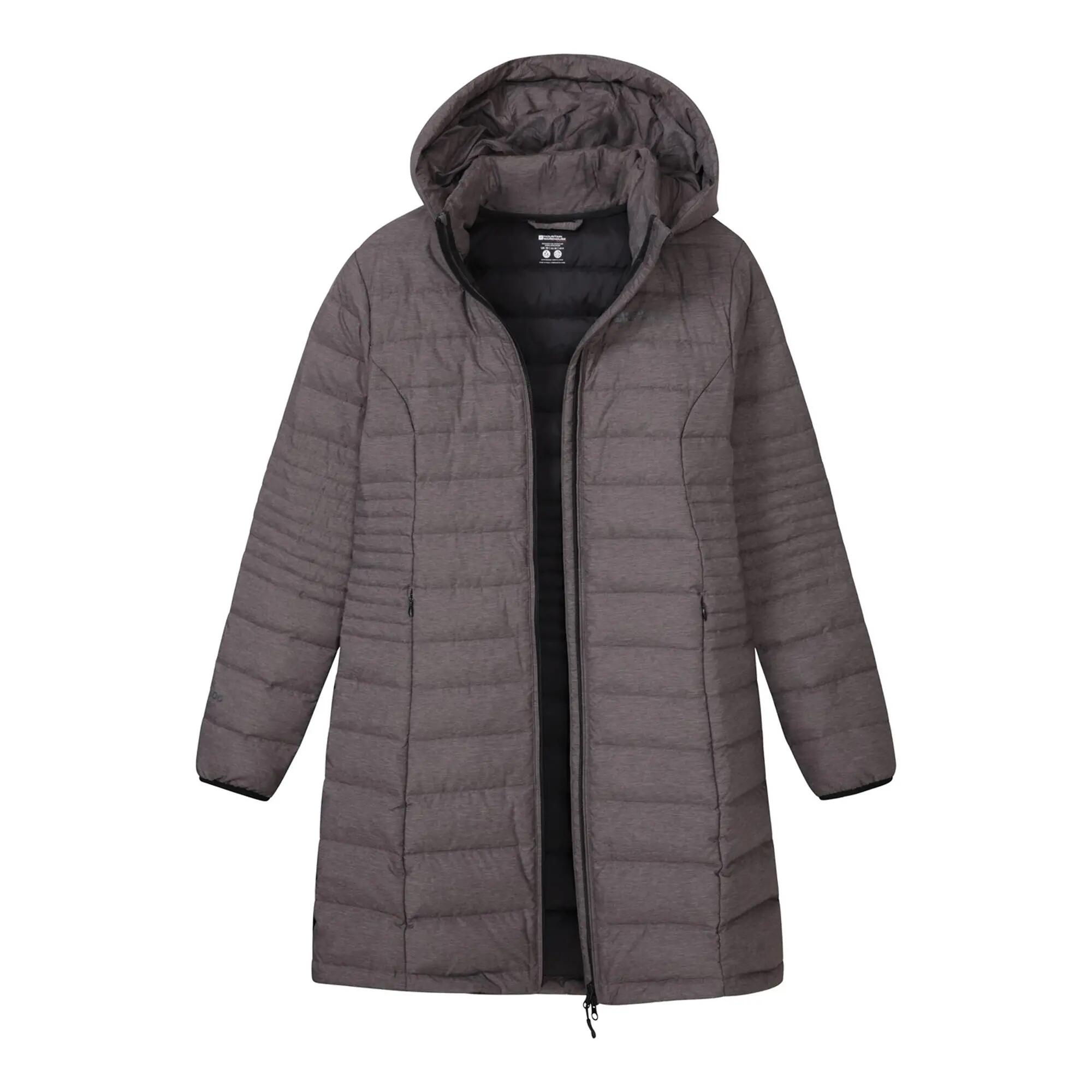 "Furnace" Steppjacke Lang für Damen Dunkelgrau 6/6