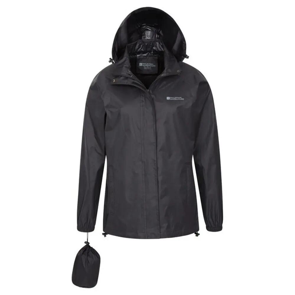 Childrens/Kids Pakka Waterproof Jacket (Black) 6/6