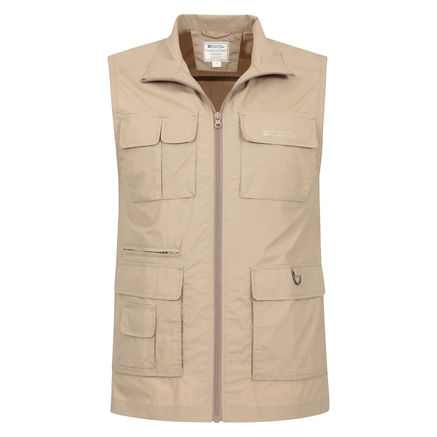Gilet Uomo Mountain Warehouse Trek II Beige 5/5