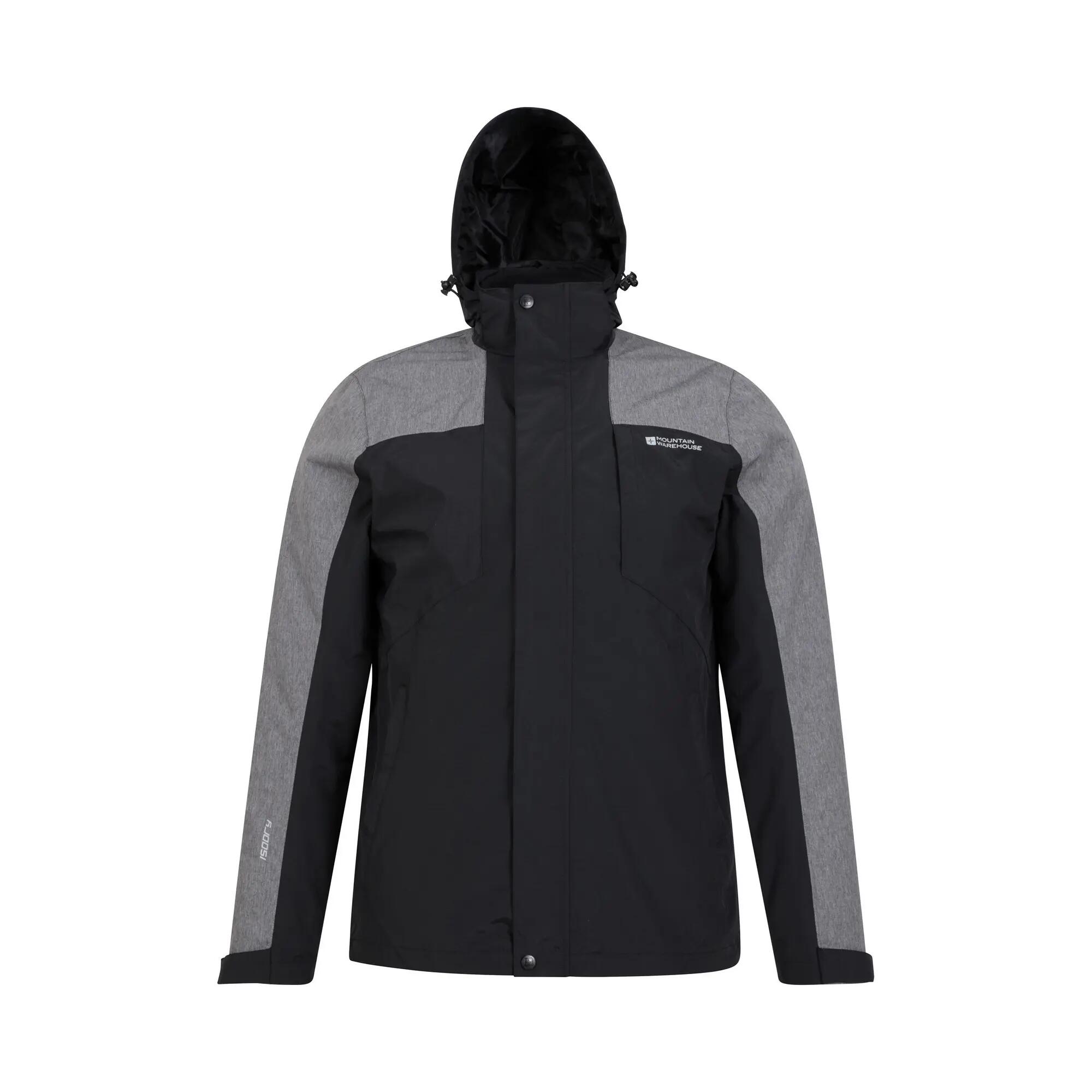 Mens District Extreme 3 in 1 Waterproof Jacket (Black) 5/5
