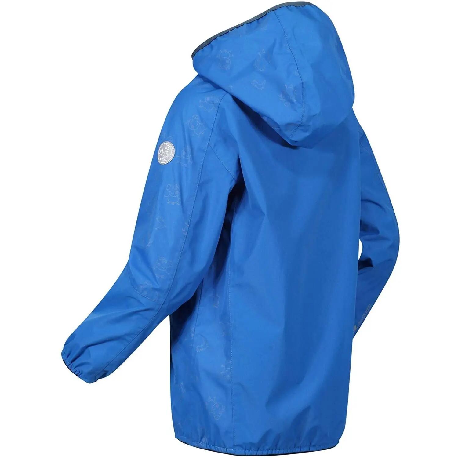 Giacca Impermeabile Bambini Regatta Blu Oxford 7/7