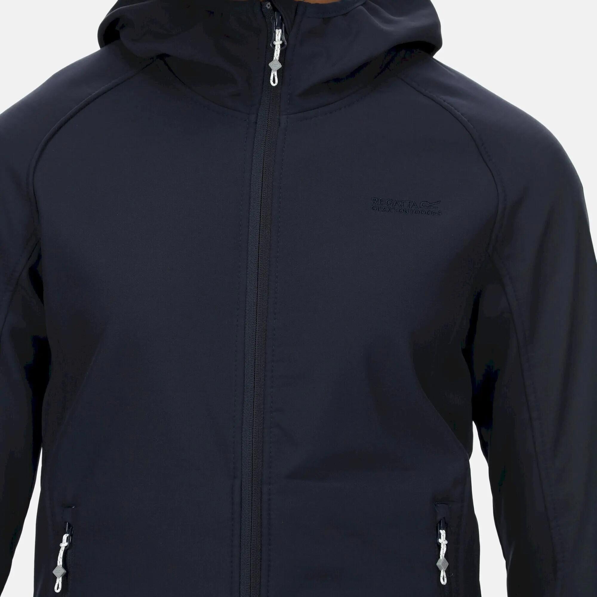 Womens/Ladies Soft Shell Jacket (Navy) 7/7