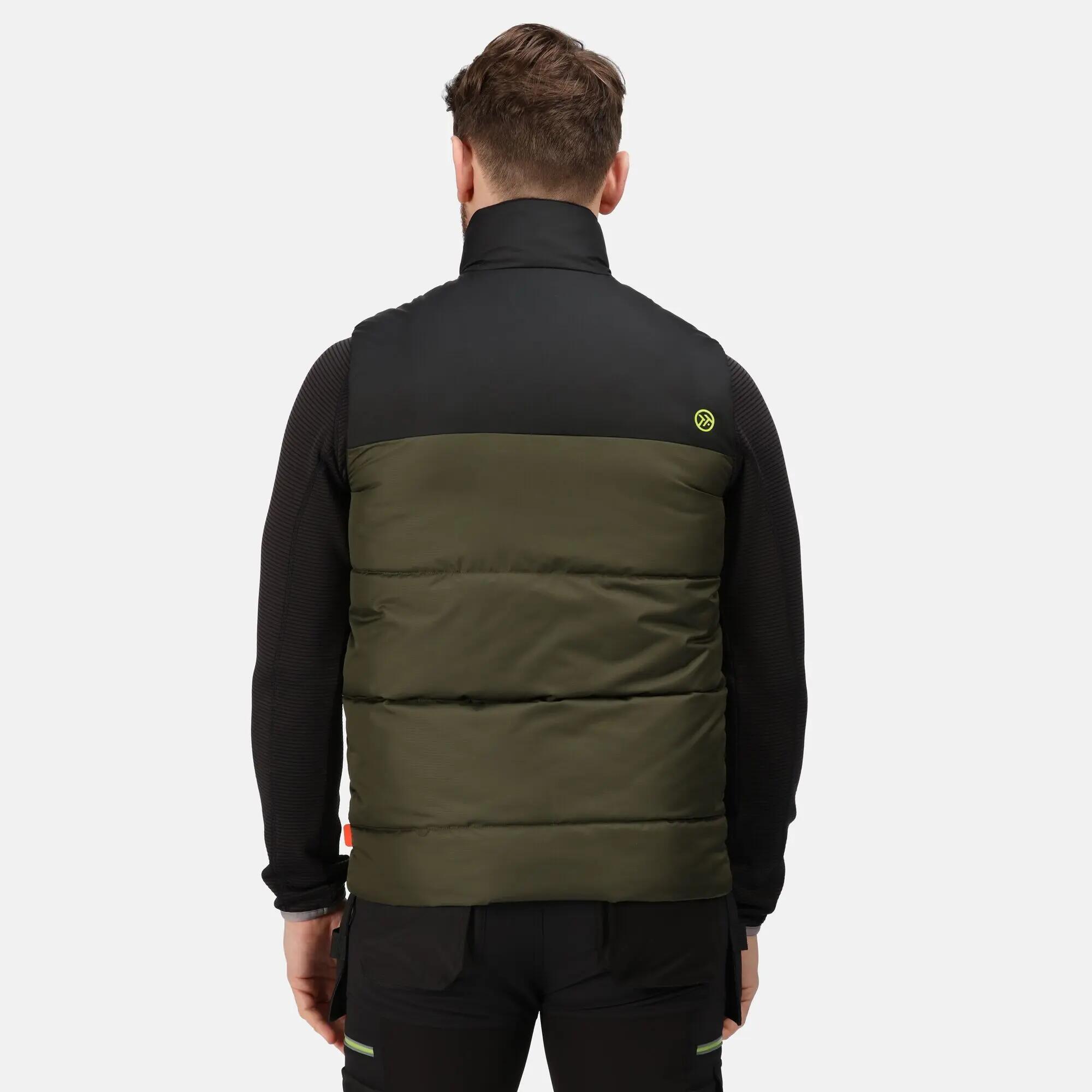 Veste Sans Manches Homme (Kaki Foncé / Noir) 7/7