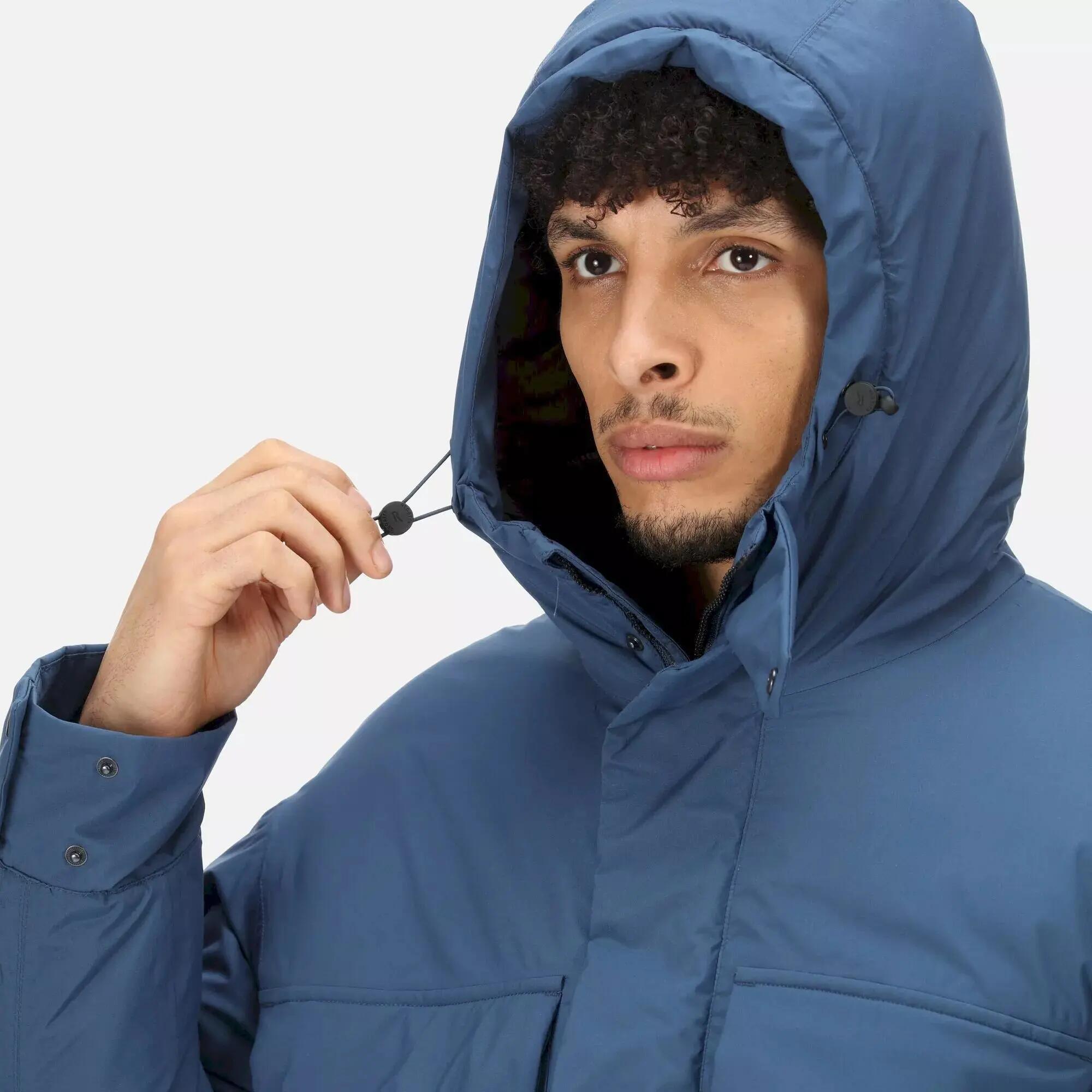 Heren Raylan waterdichte jas (Donkere Denim) 7/7