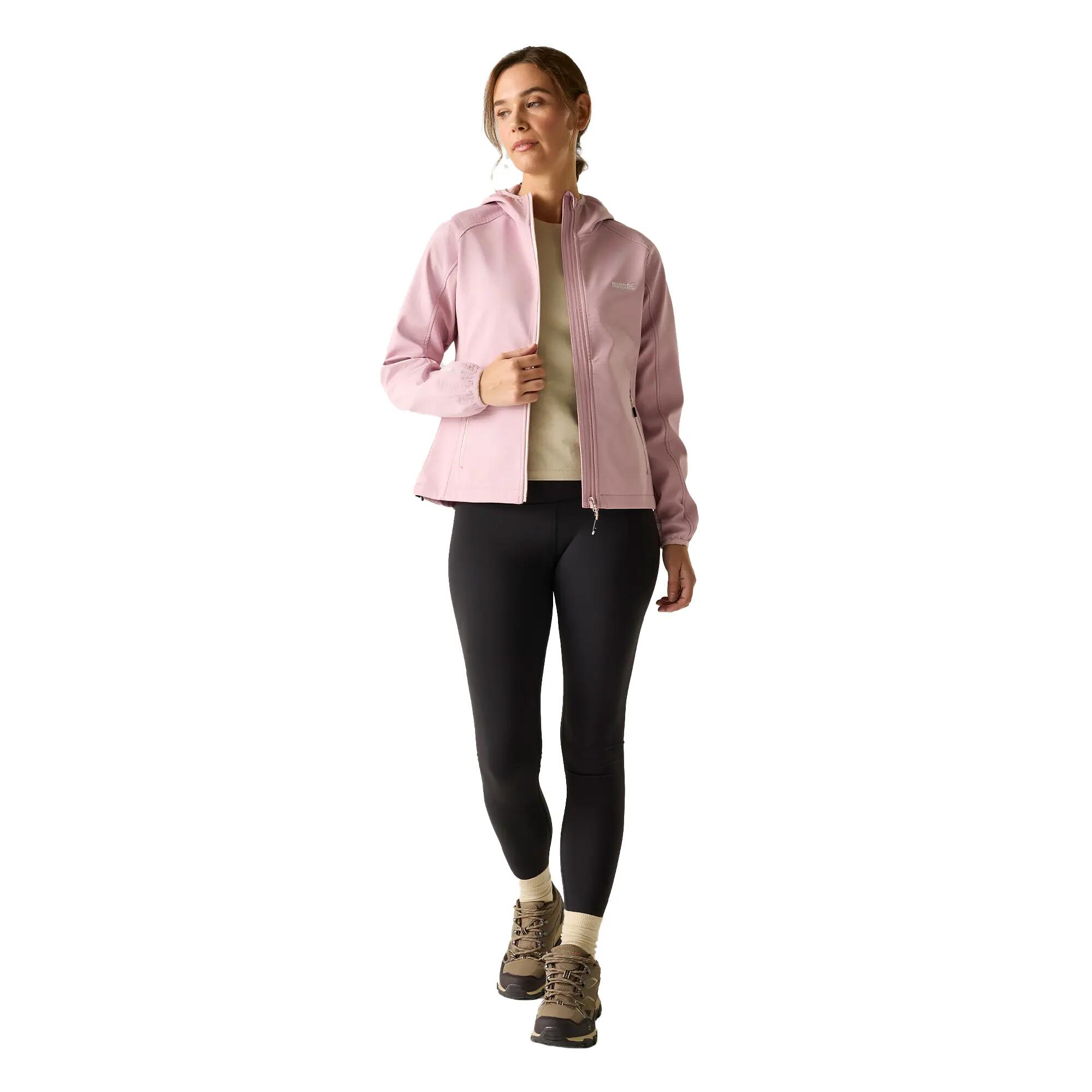 Softshelljacke für Damen Puderlila 6/6