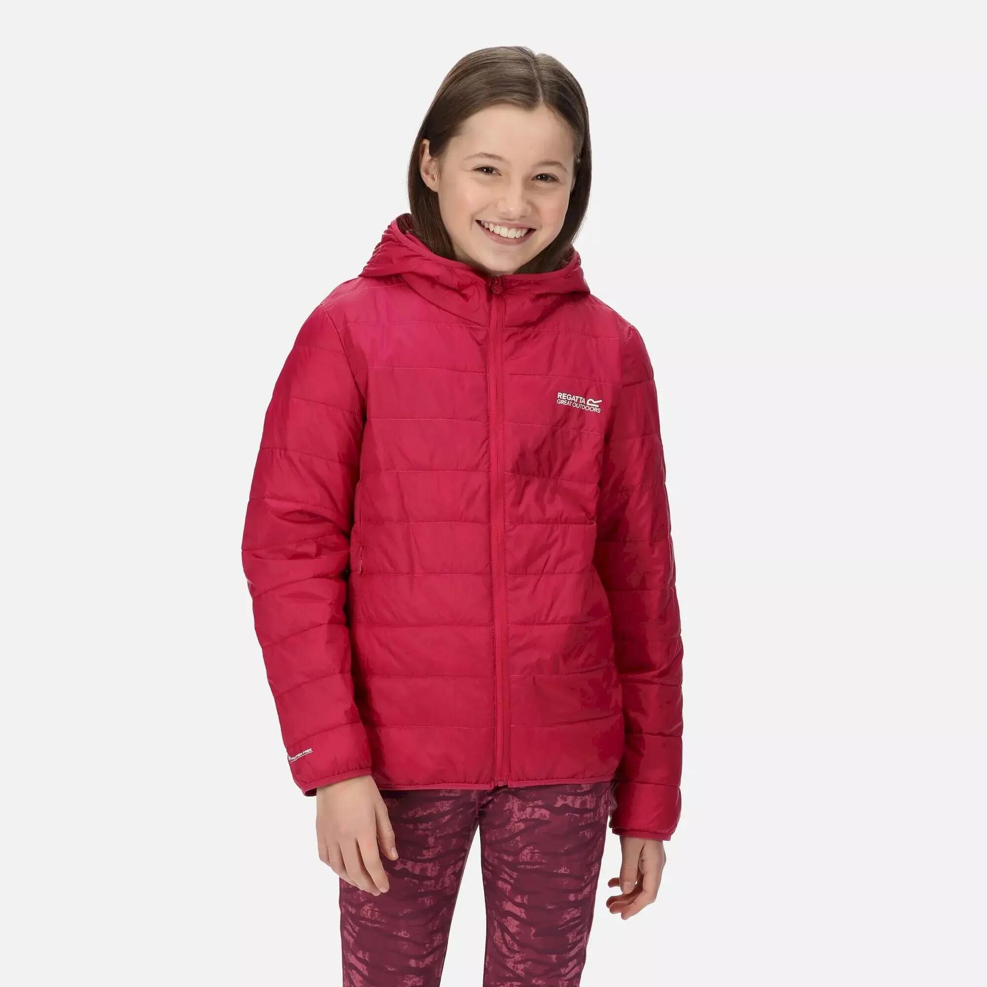 "Hillpack" Jacke mit Kapuze für Kinder Beeren Pink 7/7