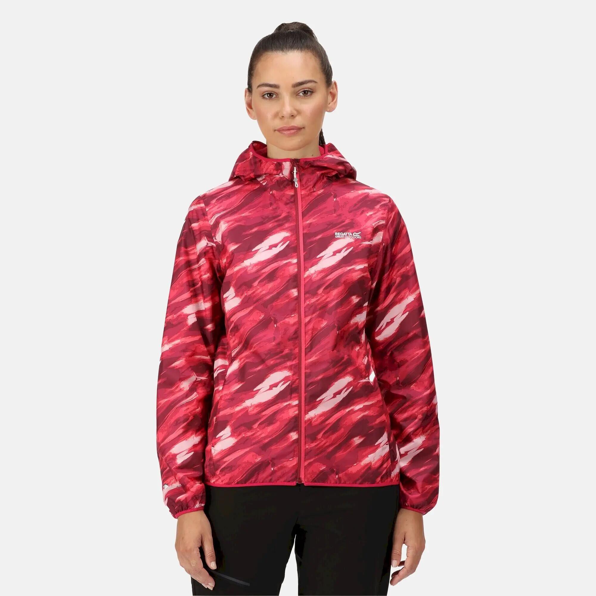 Womens/Ladies Serenton Brush Stroke Waterproof Jacket (Wild Plum) 7/7