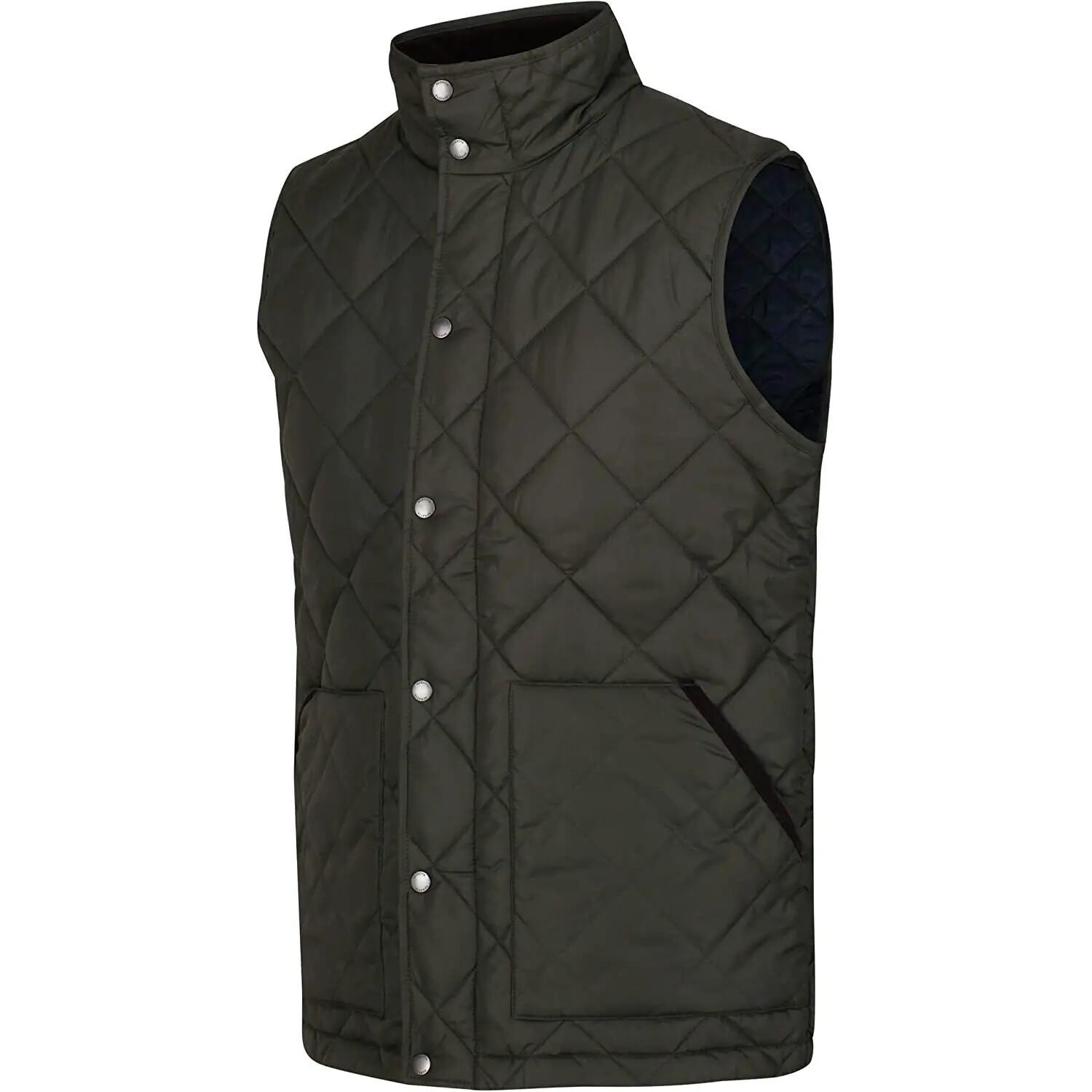 "Londyn" Weste für Herren Dunkel-Khaki 7/7