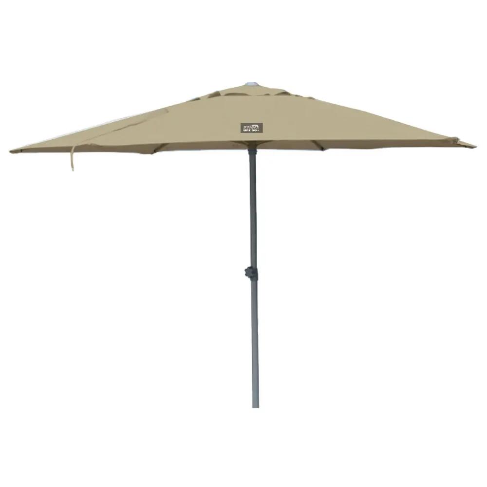 Umbrelă de plajă Solart 240 cm, UPF 50+, bej