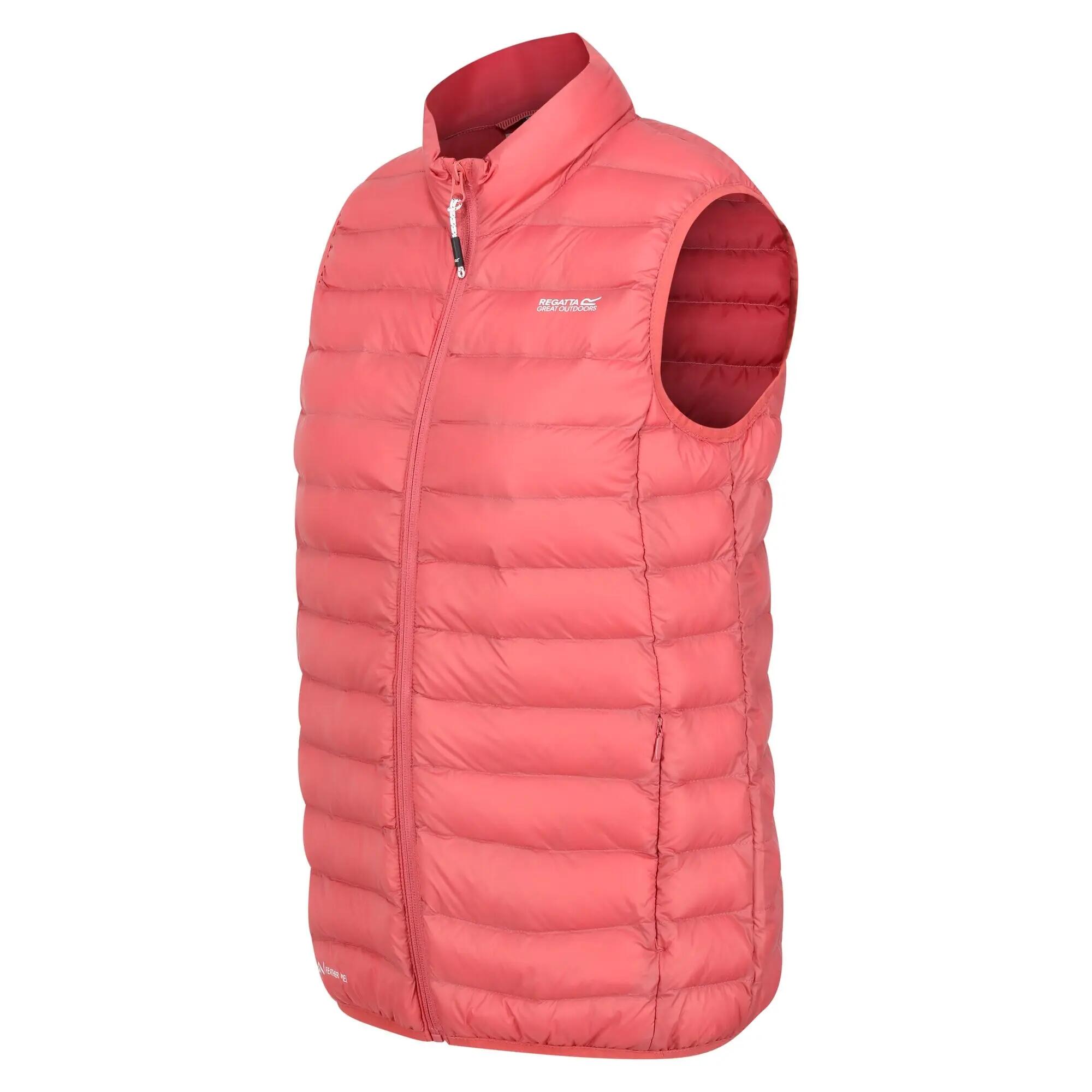Veste Unie Sans Manches MARIZION Femme (Corail Clair / Rouge Foncé) 7/7