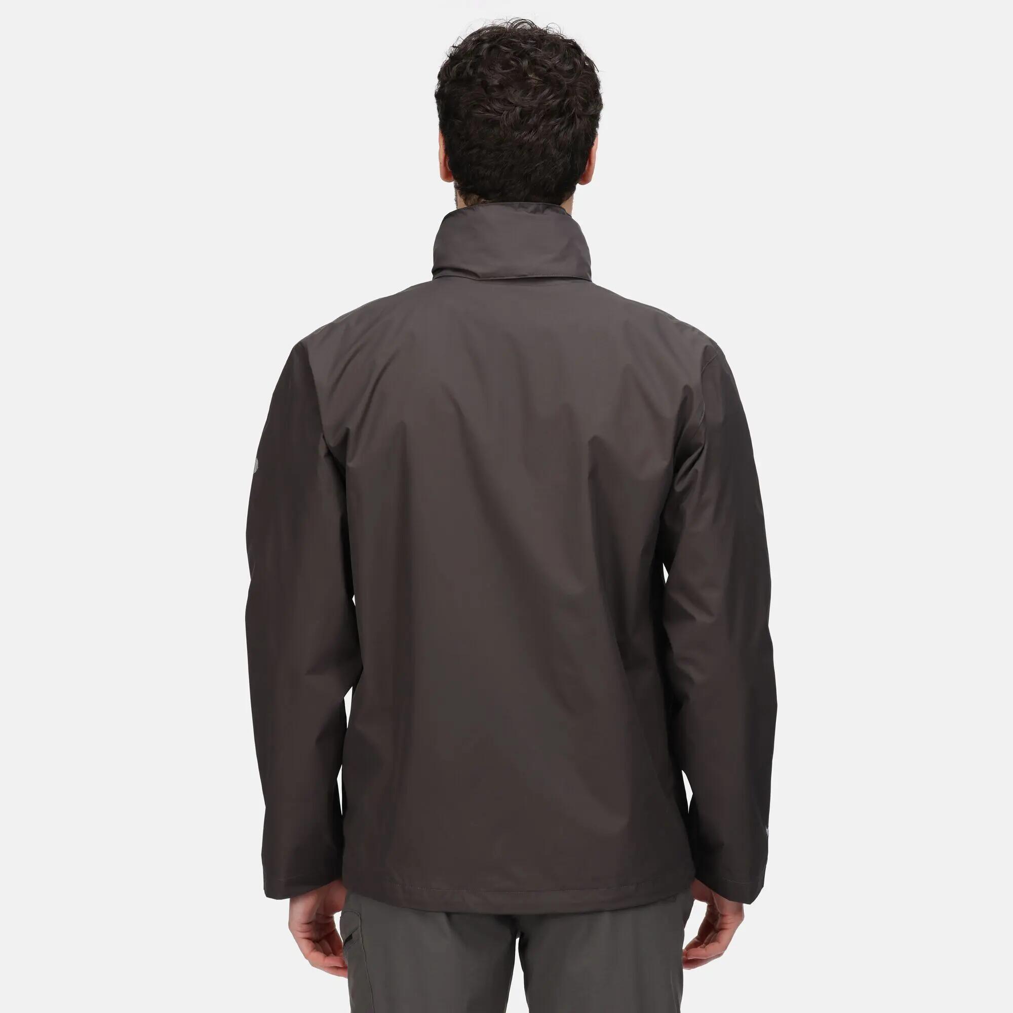 Great Outdoors Outdoorjacke Matt mit Kapuze, wasserfest Herren Asche/Schwarz 7/7