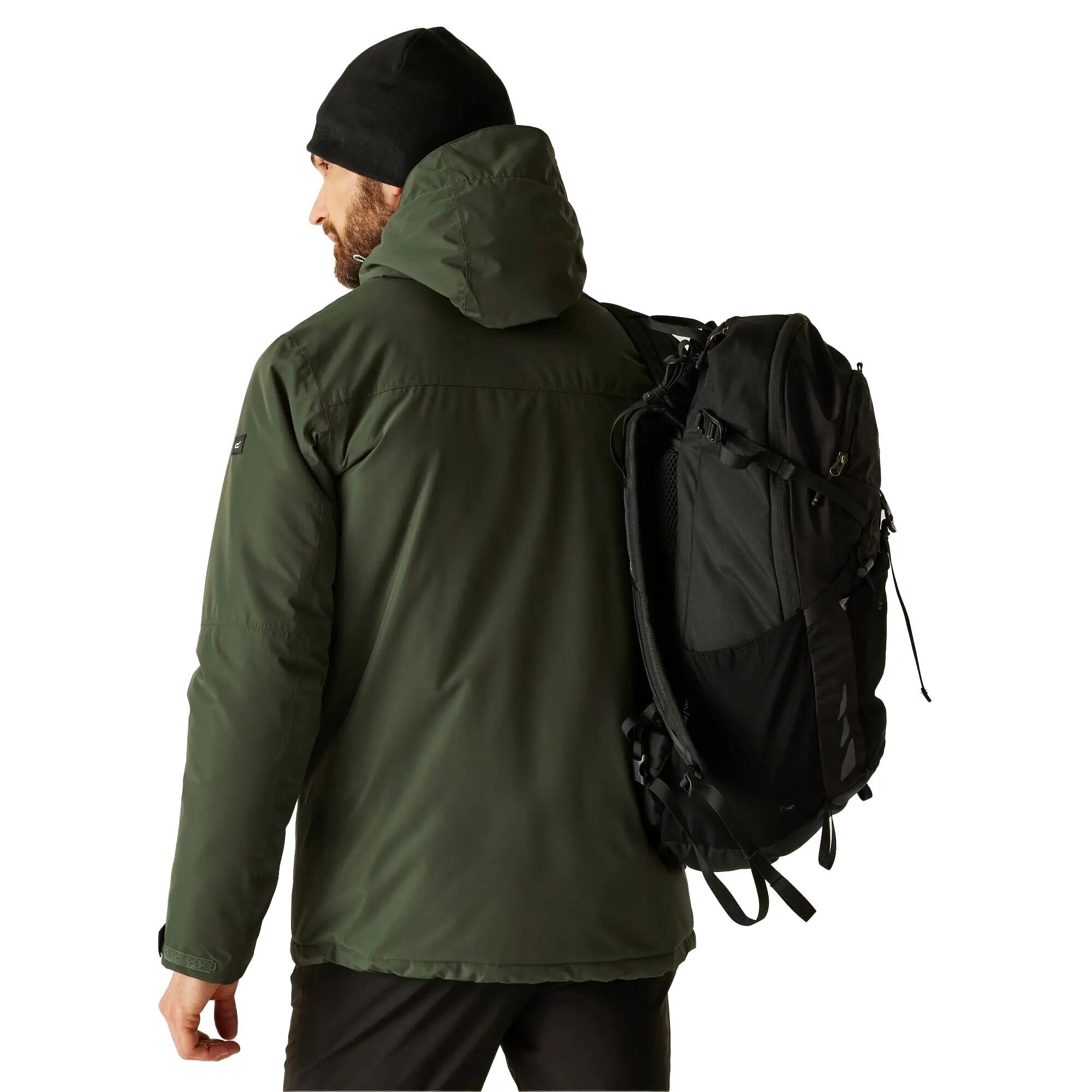 Veste Imperméable Isolante À Capuche THORNRIDGE Homme (Kaki Foncé) 7/7