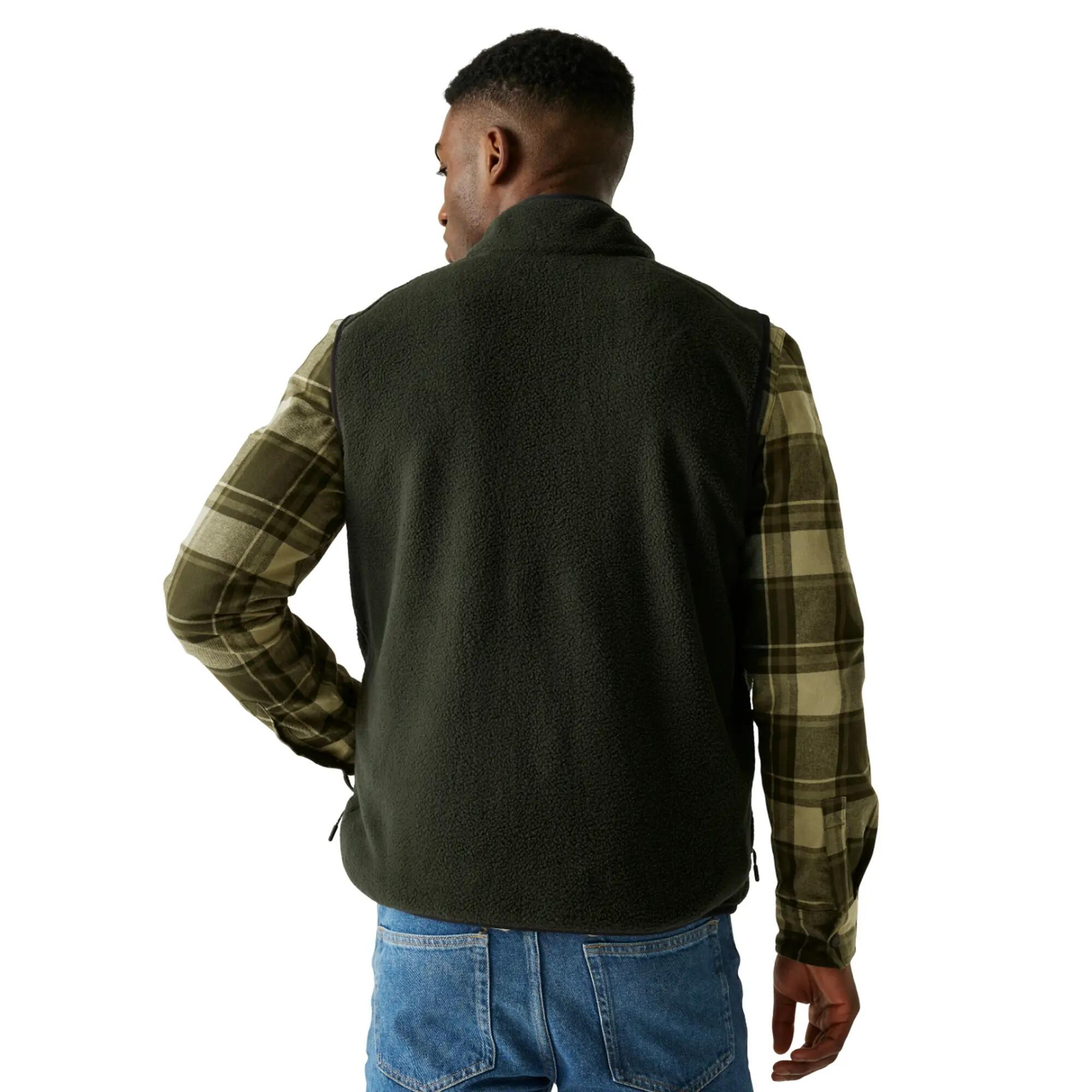 Veste Sans Manches FRANKIE Homme (Kaki Foncé) 6/6
