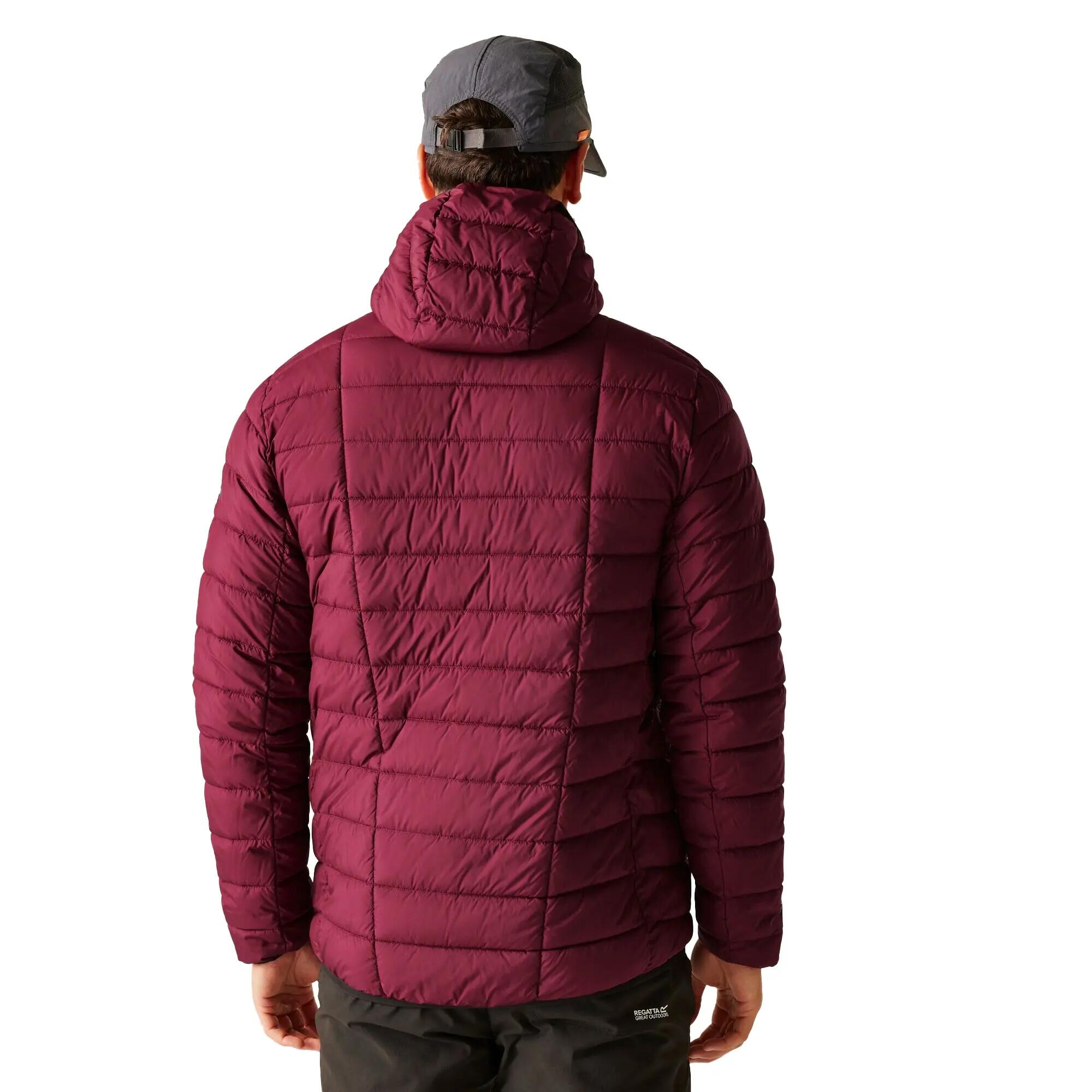 Mens Asper Padded Jacket (Dark Maroon) 6/6