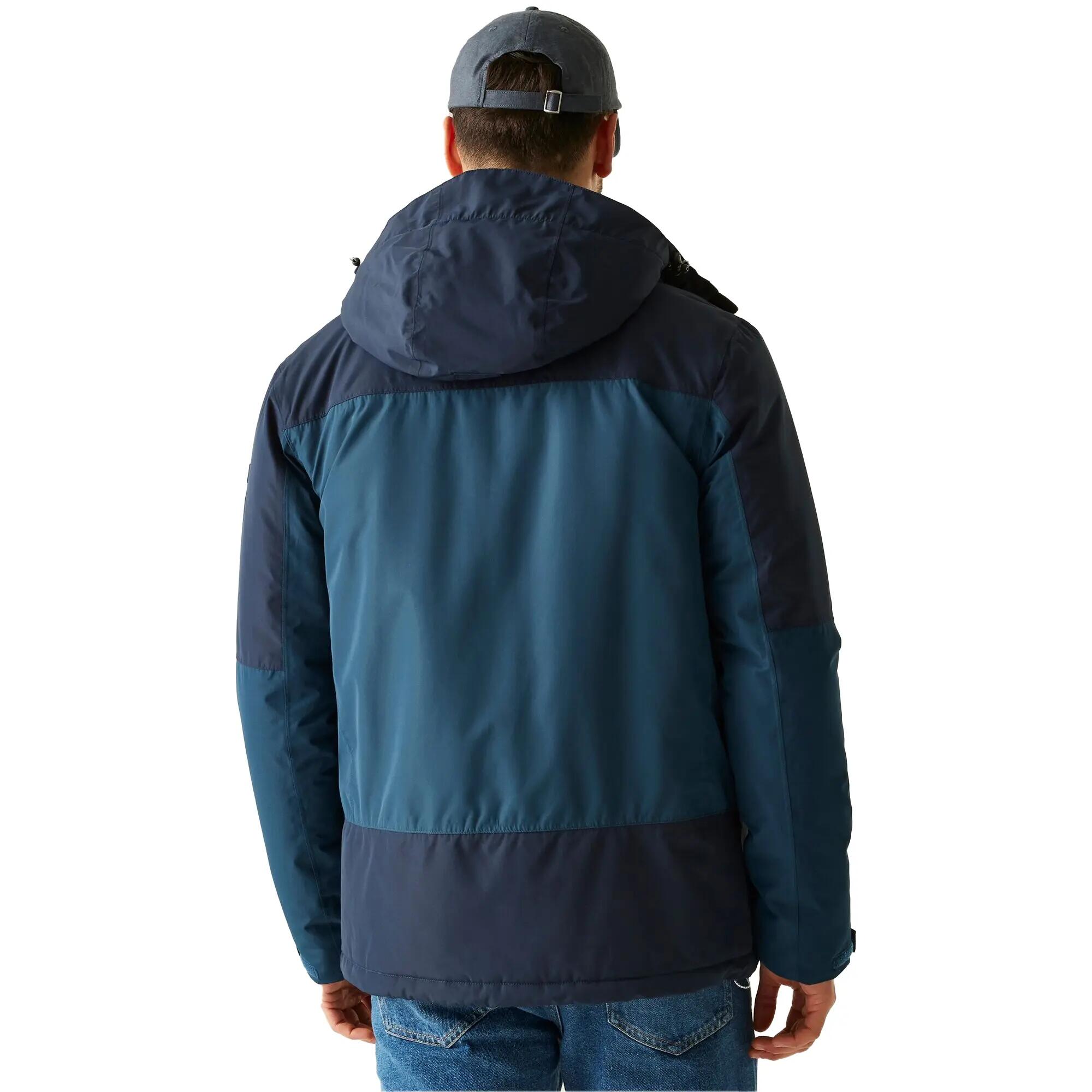 Heren Thornridge Geïsoleerde Waterdichte Jas (Marineblauw) 6/6