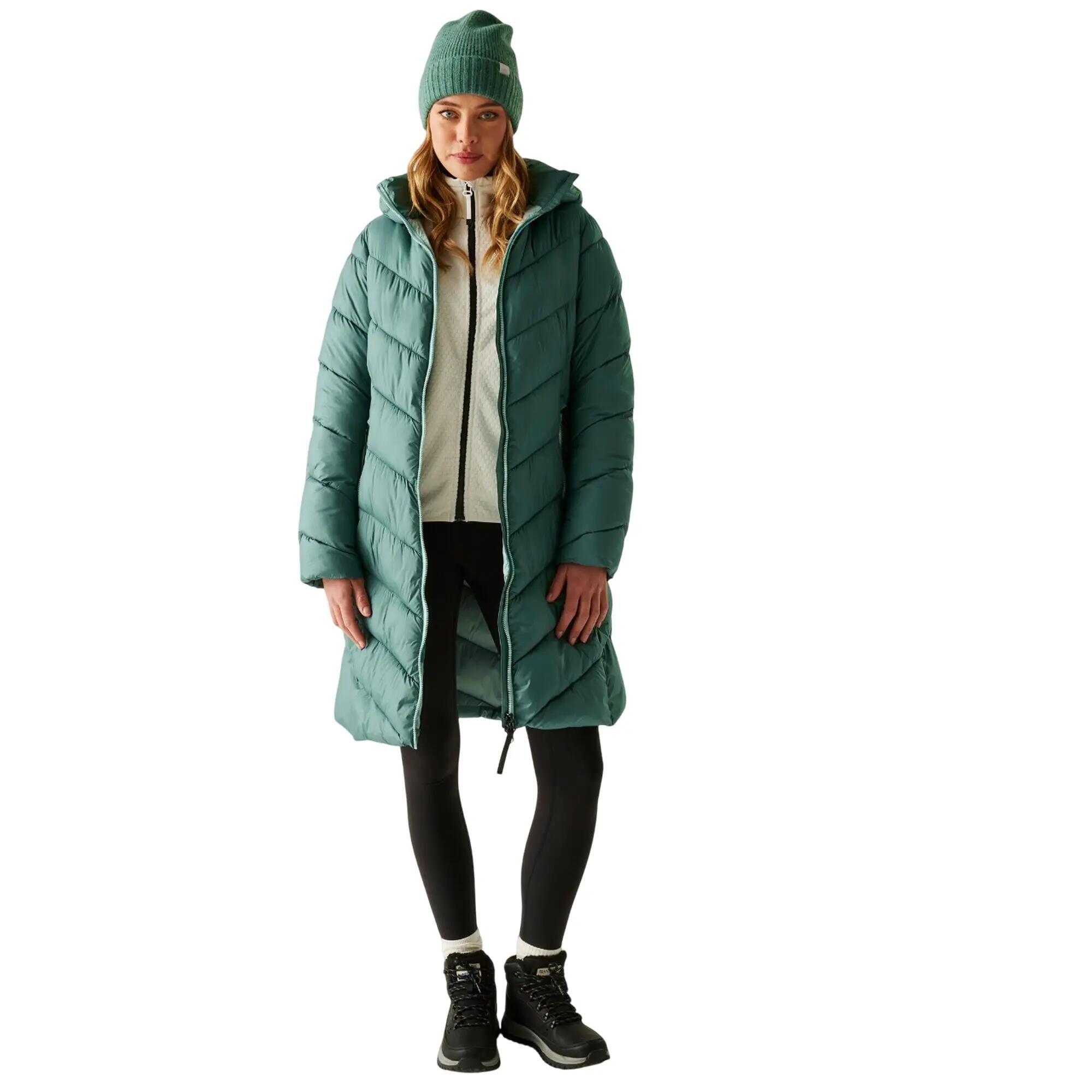 Chaqueta Acolchada Anita para Mujer Niebla Verde 7/7