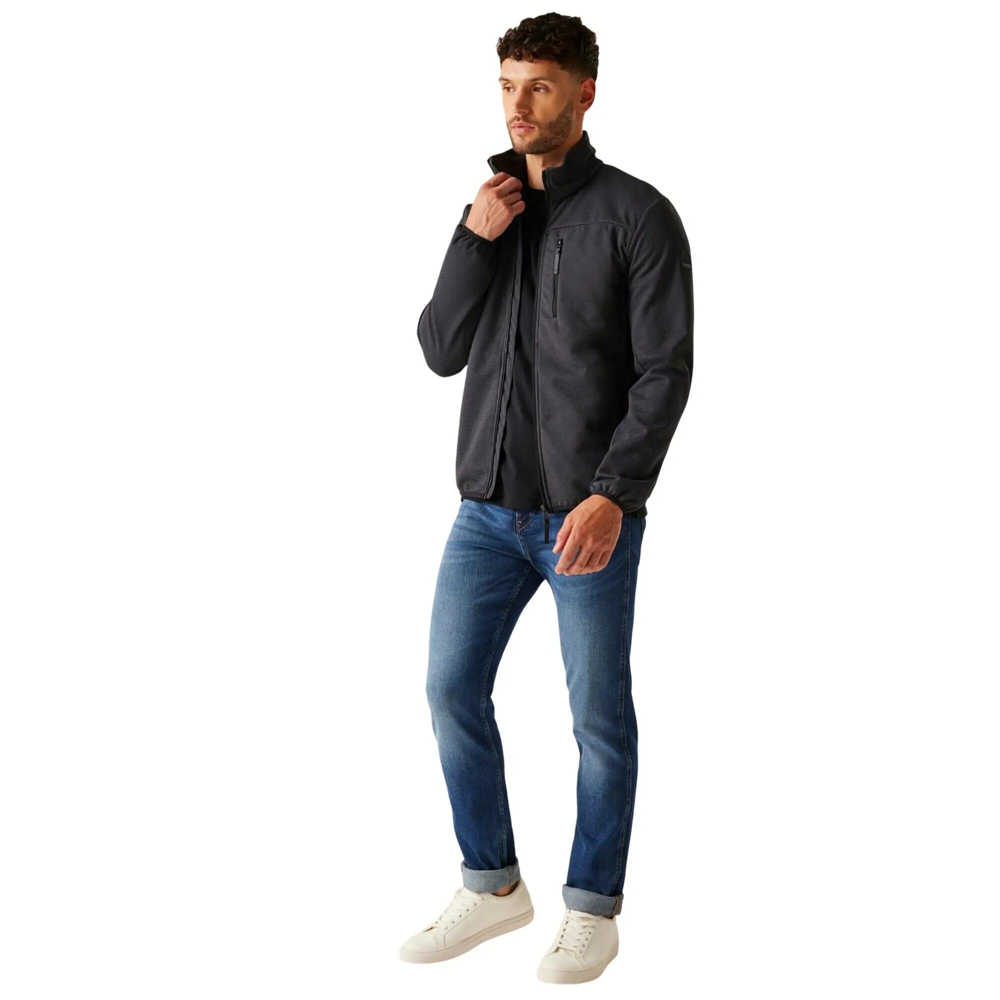 Mens Romain Waterproof Jacket (Ash/Black) 7/7