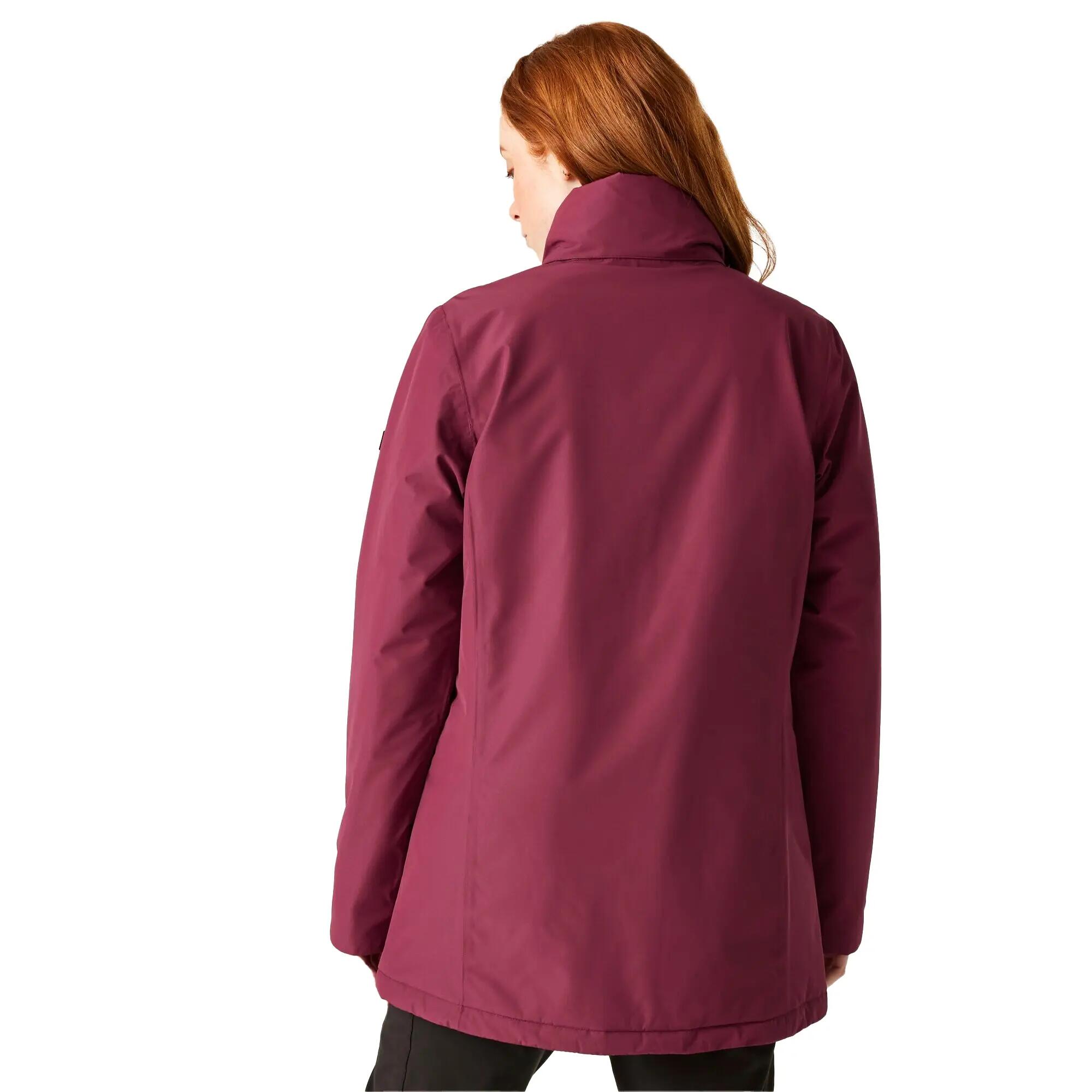 Veste Imperméable Isolante À Capuche TAMLIN Femme (Rose Bordeaux) 6/6