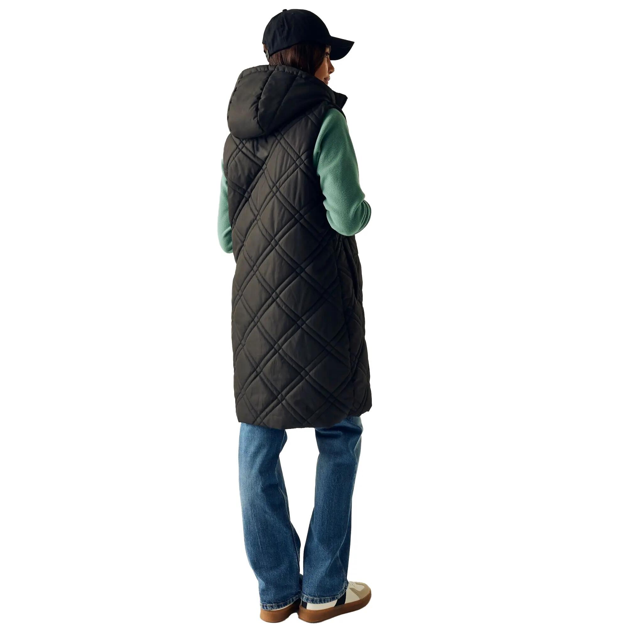 Womens/Ladies Rurietta Long Length Gilet (Black) 6/6