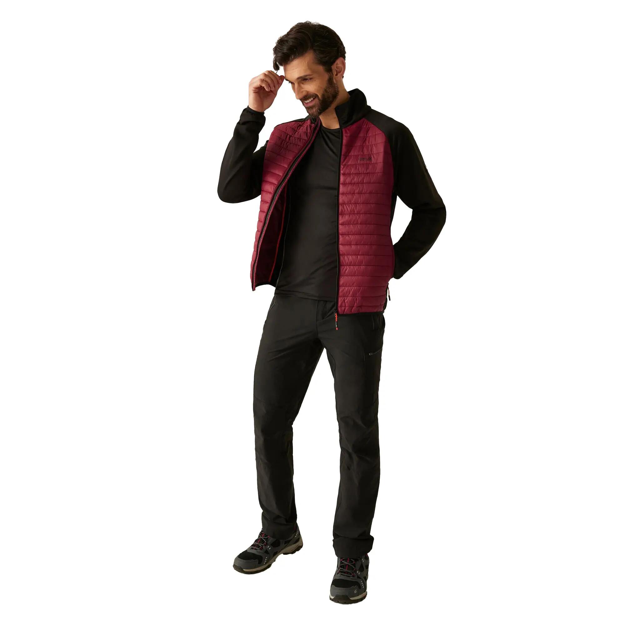 Casaco híbrido Clumber para homem (Castanho escuro/Preto) 6/6