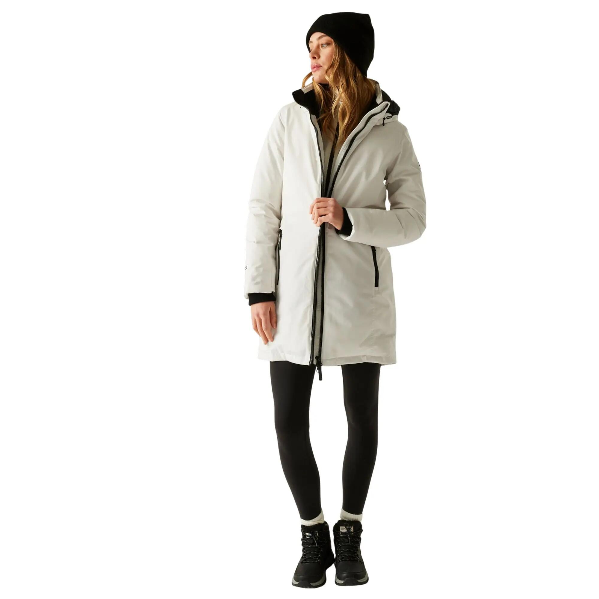 Chaqueta Impermeable Marron para Mujer Piedra Blanca 7/7