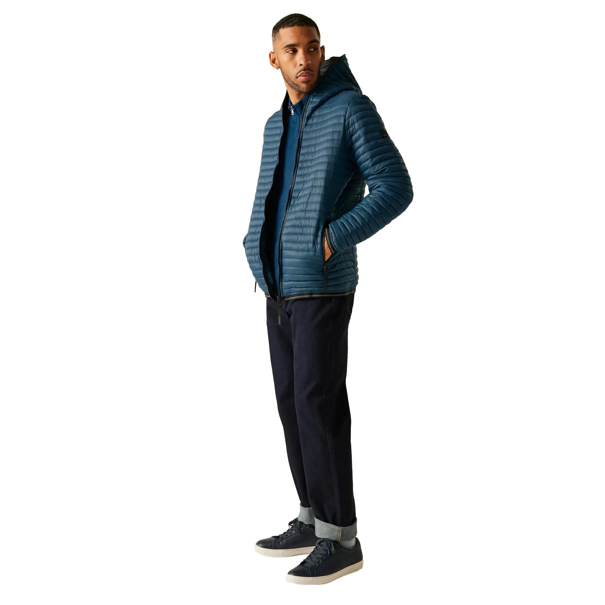 Giacca Imbottita Uomo Regatta Rigain Moonlight Denim Nero 6/6