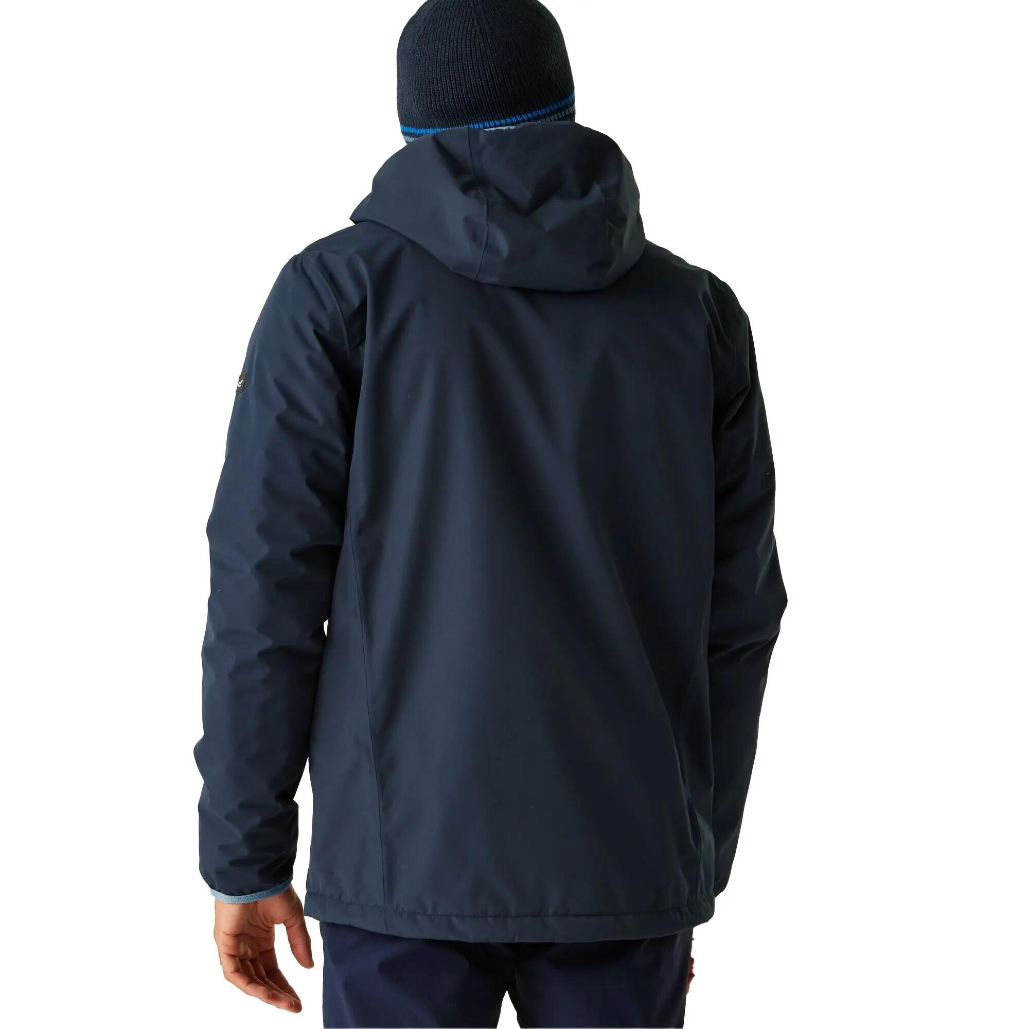 Caspen Waterdichte Jas Heren (Marineblauw) 6/6