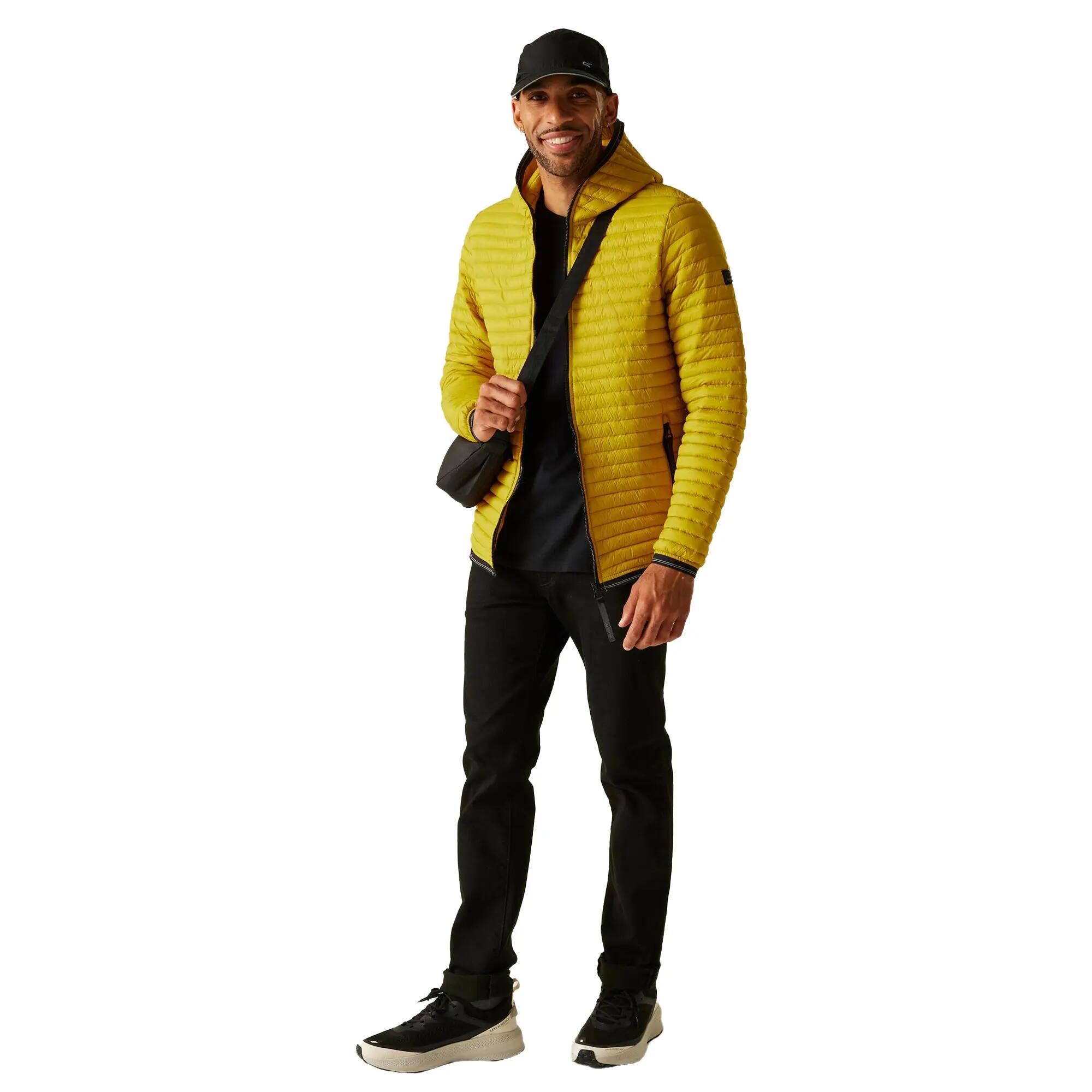 Casaco acolchoado Rigain para homem (Dourado) 6/6