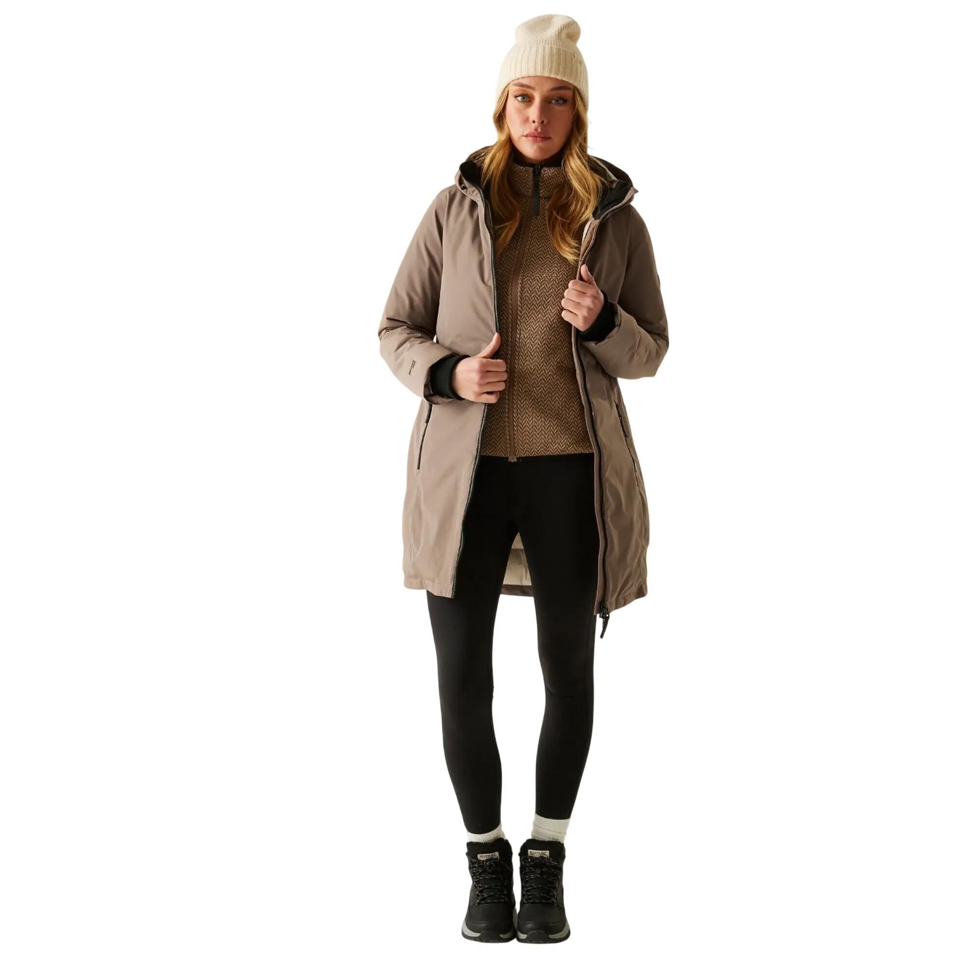 Veste Imperméable MARRON Femme (Moka) 7/7