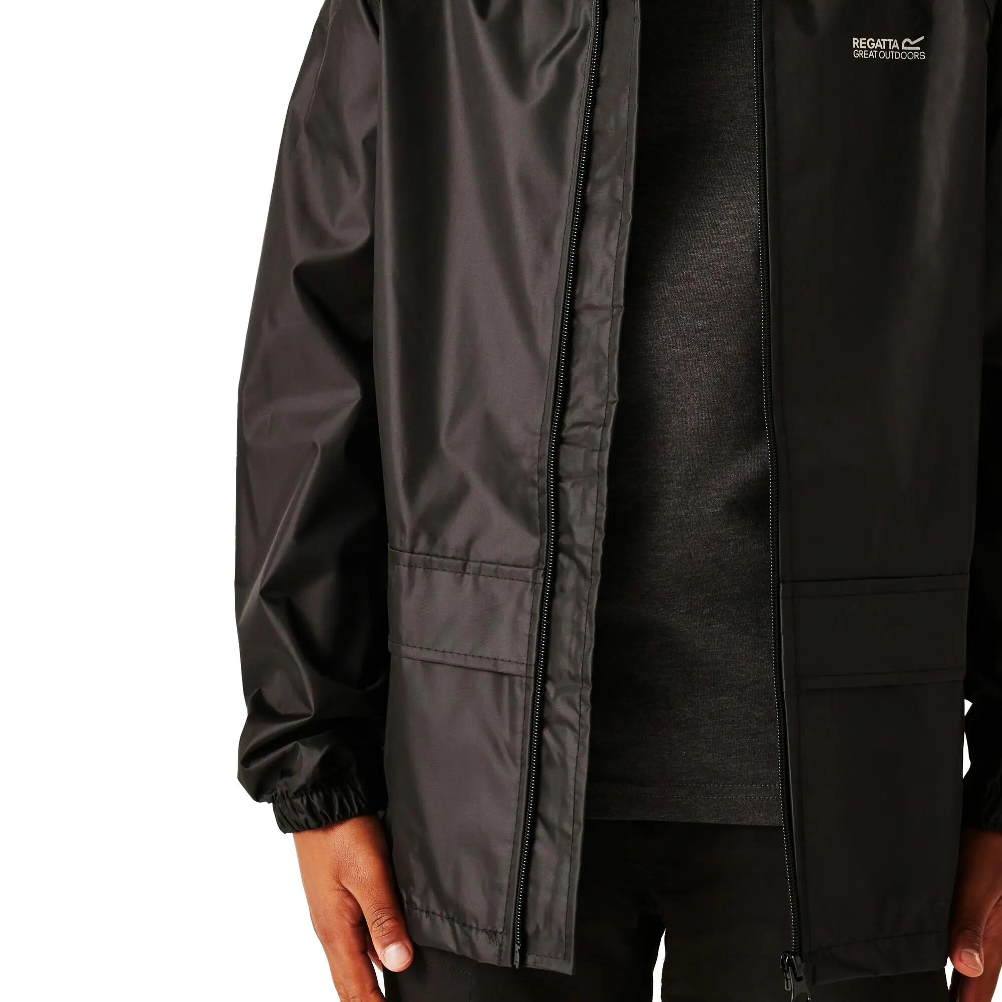 Chaqueta impermeable modelo Stormbreak para niños Negro 6/6