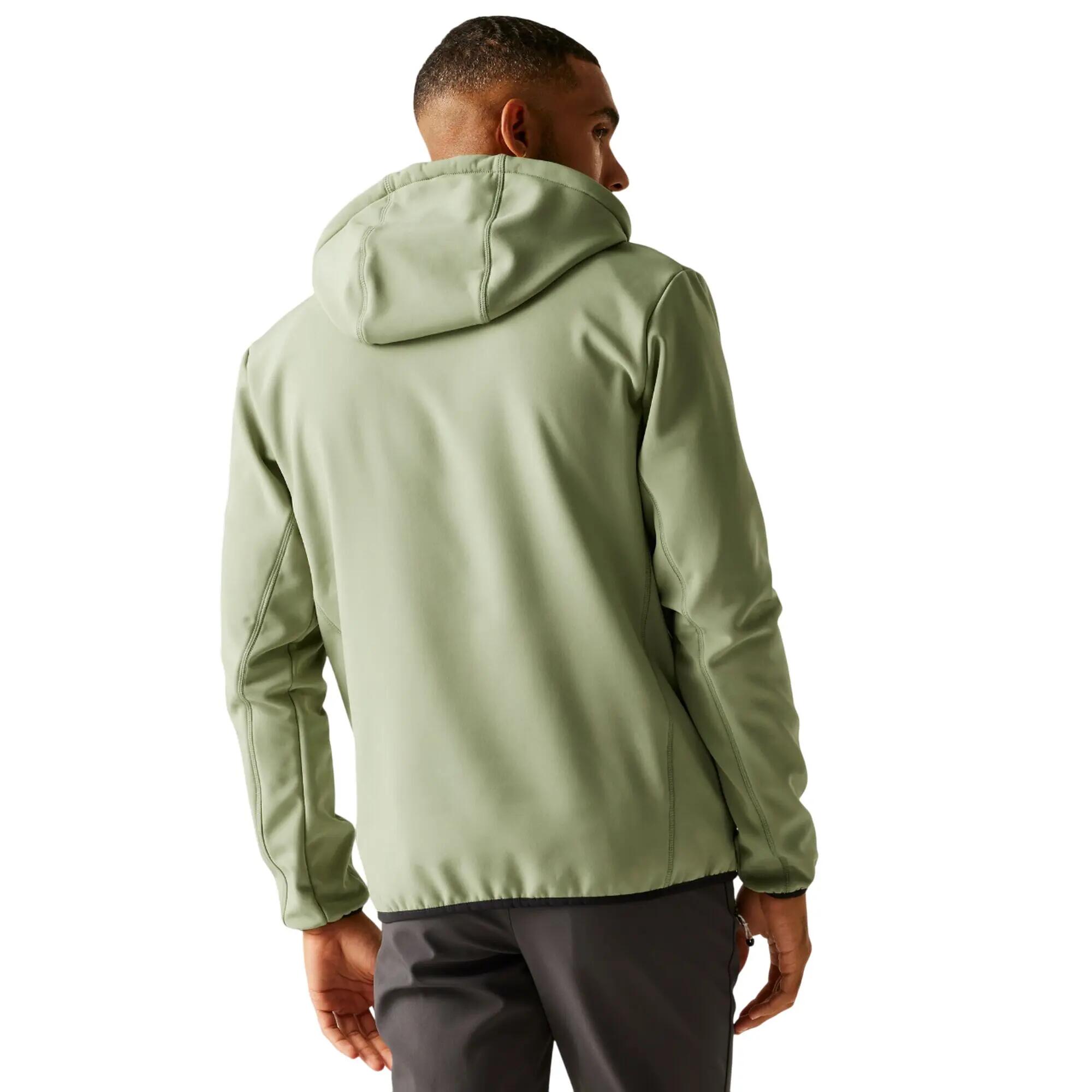 Mens Ossek Soft Shell Jacket (Oil Green) 6/7