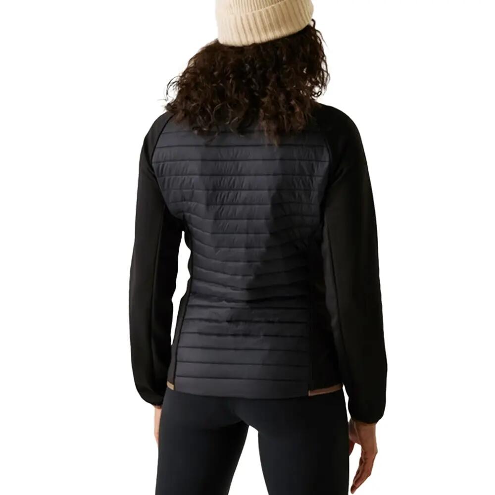 Giacca Ibrida Donna Regatta Clumber Moka Nero 7/7