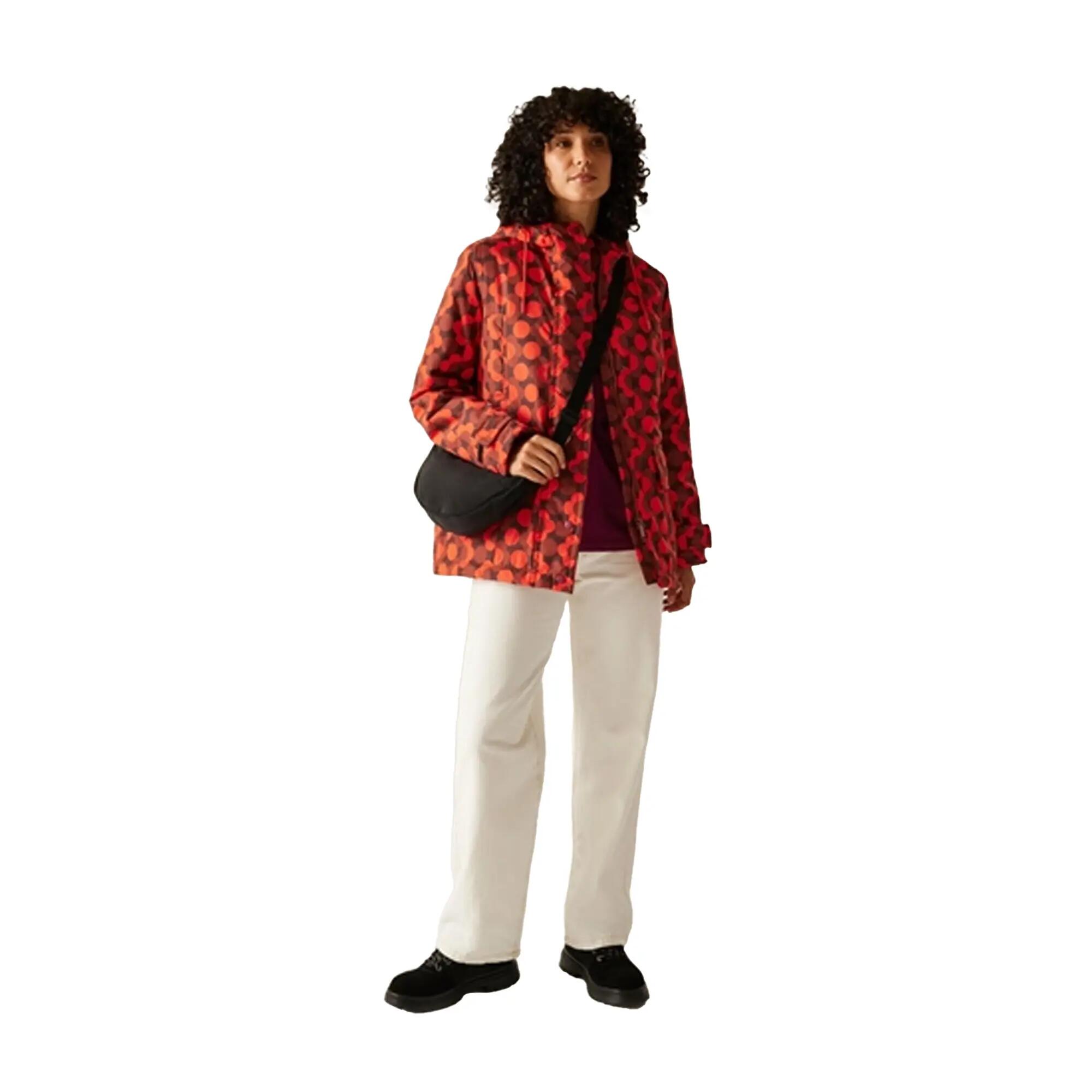 Veste Imperméable Motif/style Floral ORLA KIELY Femme (Rouge / Rouge Brûlé) 7/7