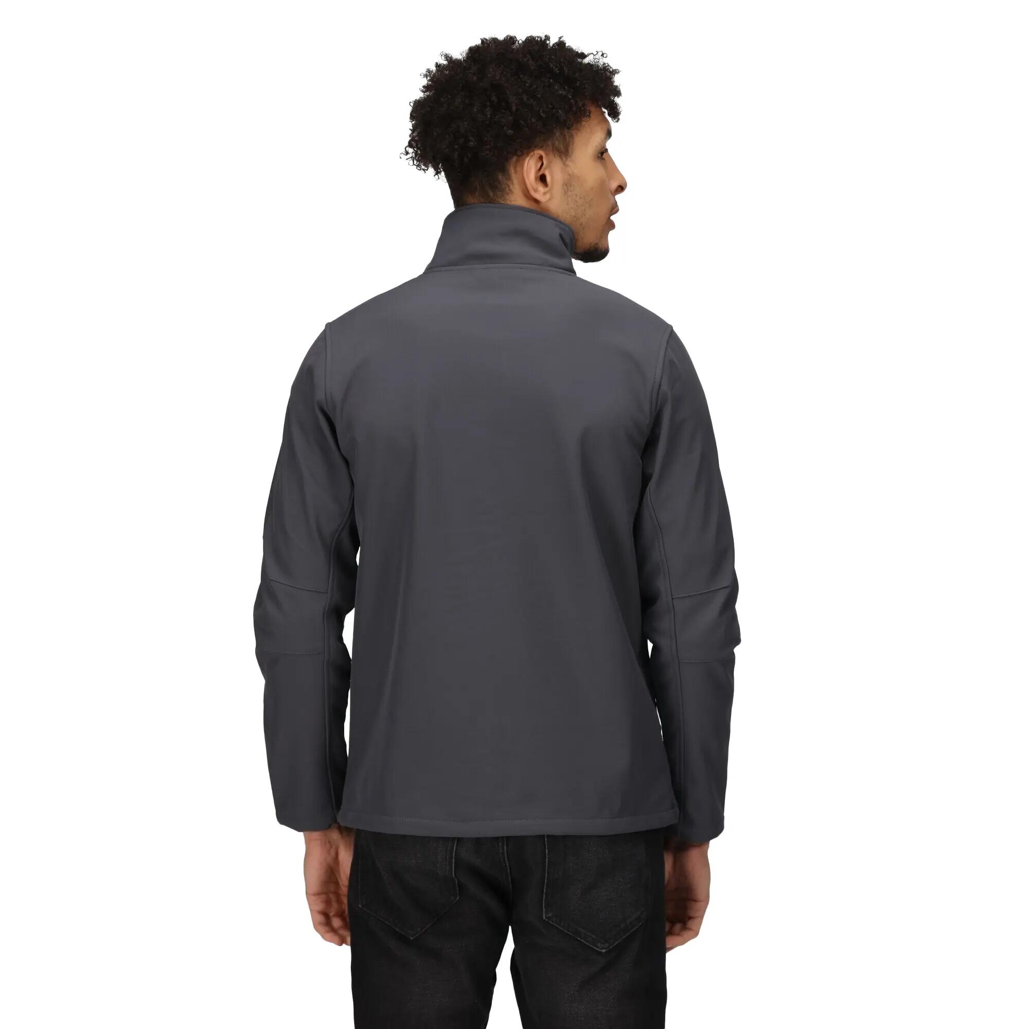 Mens Arcola Soft Shell Jacket (Seal Grey/Black) 7/7