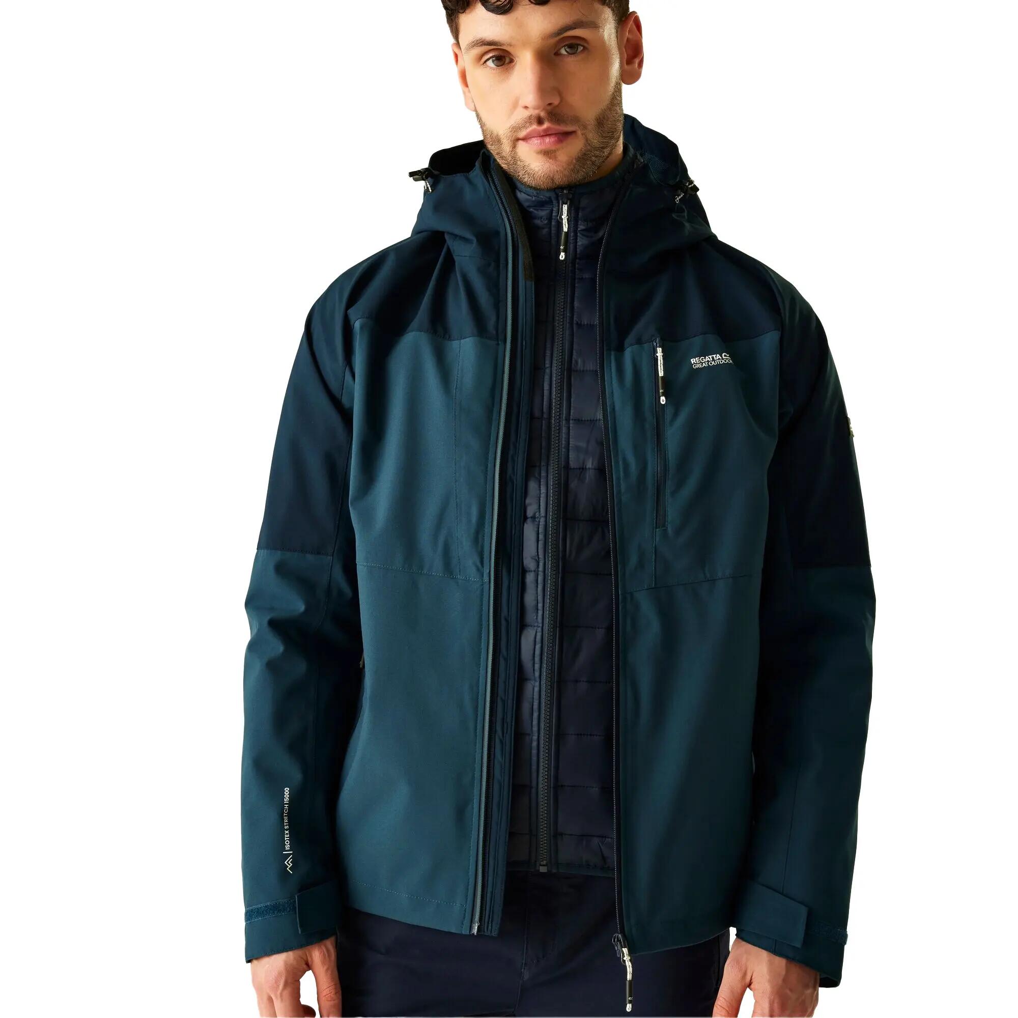 Casaco 3 em 1 Wentwood para homem (Azul Marinho) 7/7